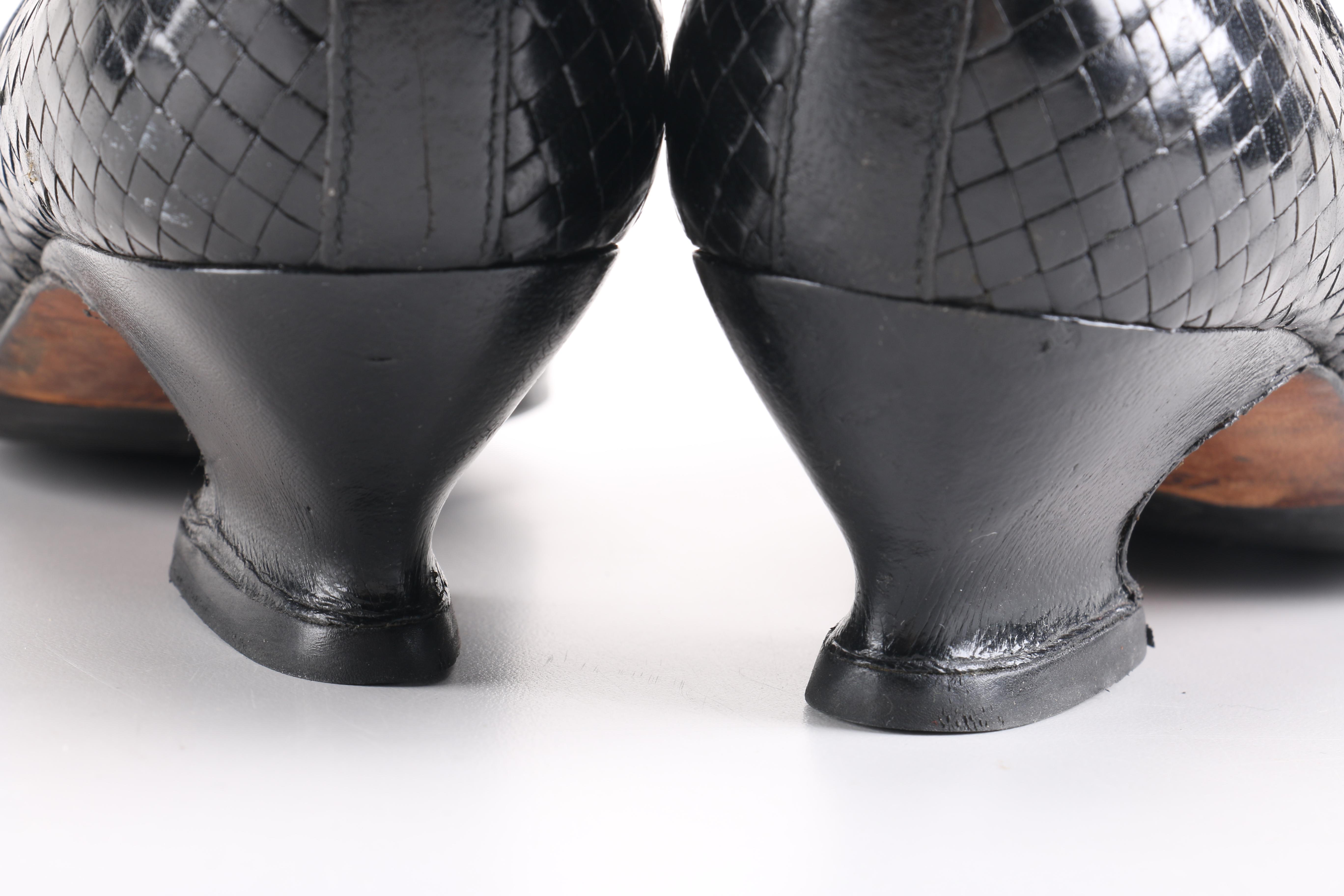 Black Leather Stephane Kelian Heeled Shoes