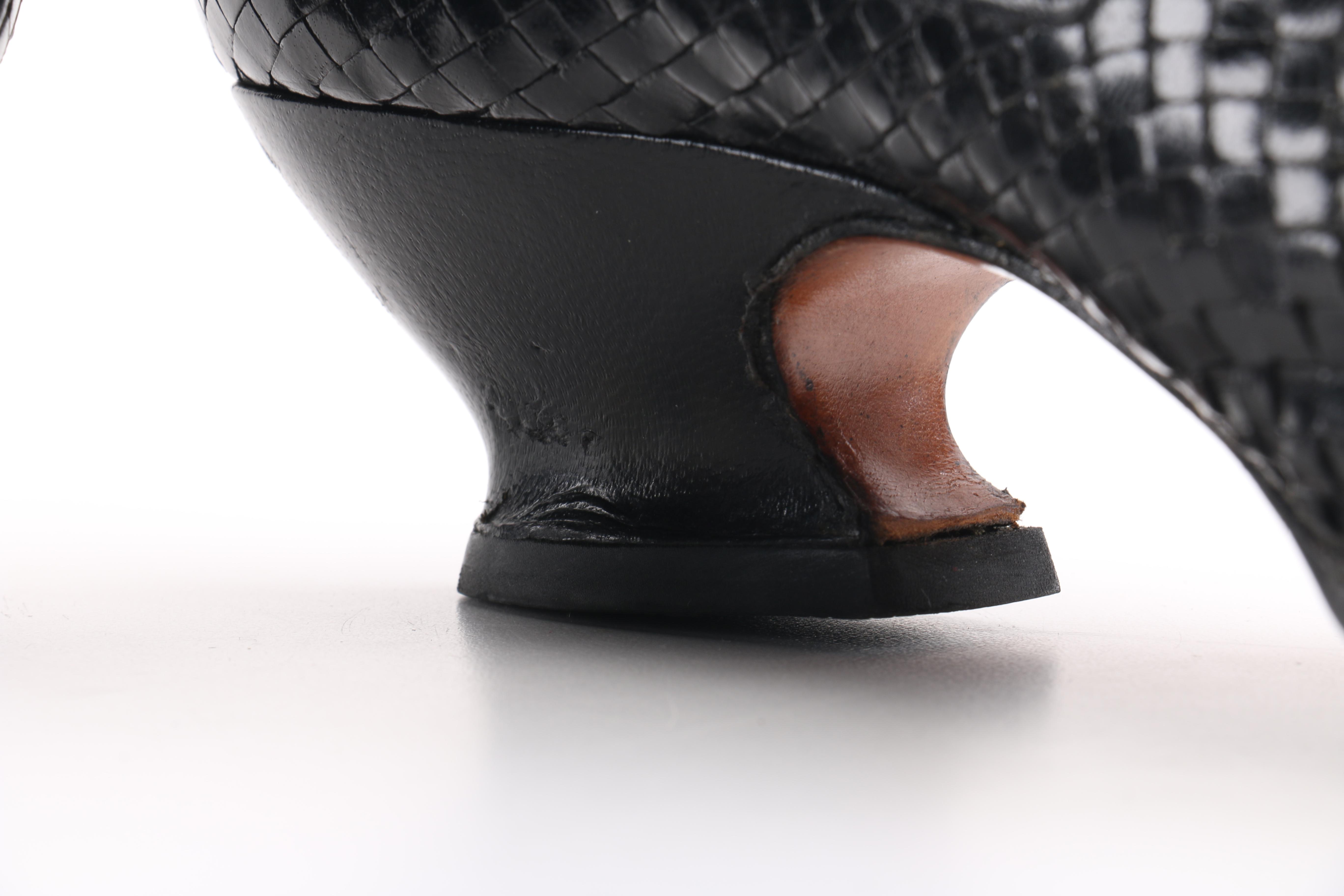 Black Leather Stephane Kelian Heeled Shoes