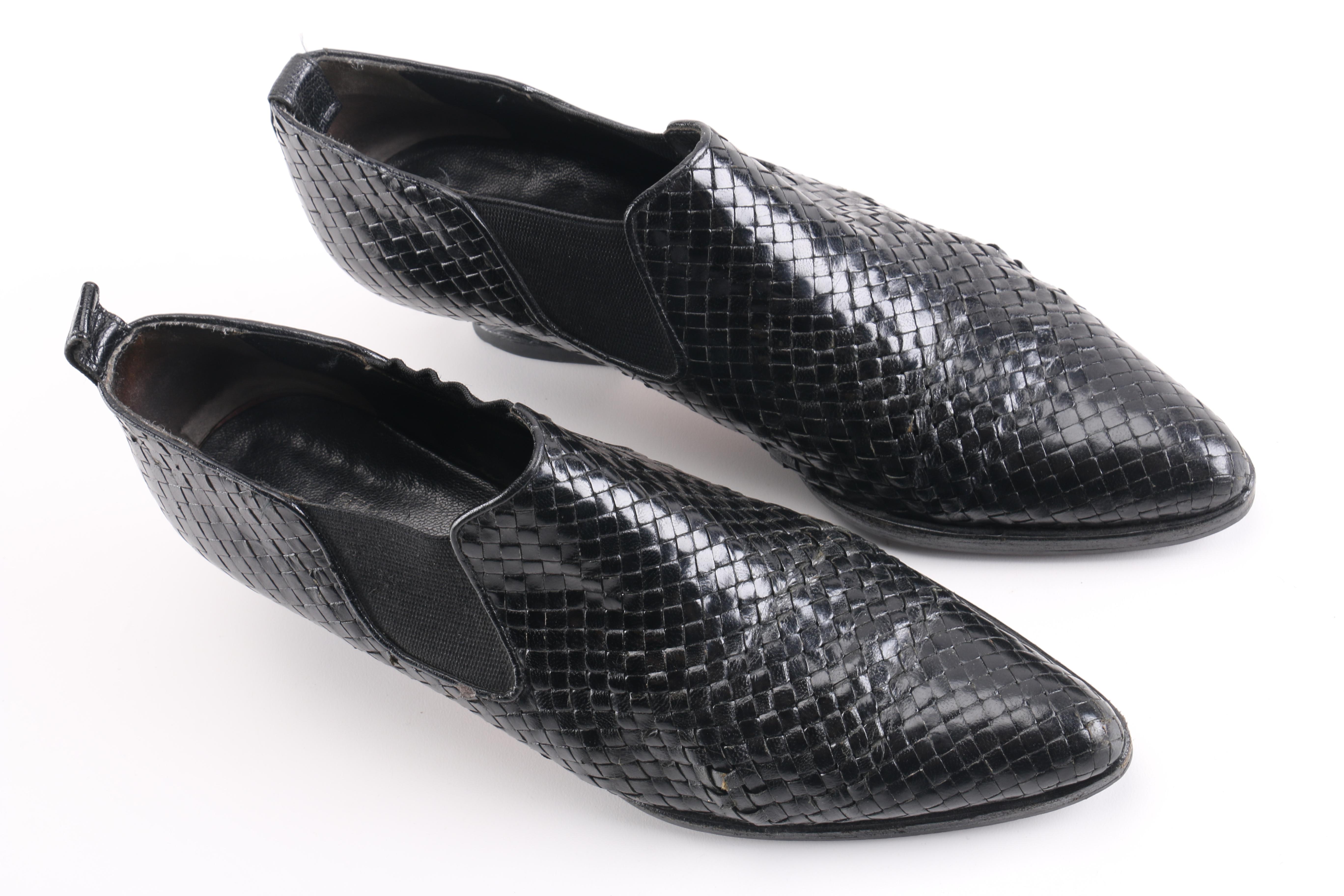 Black Leather Stephane Kelian Heeled Shoes