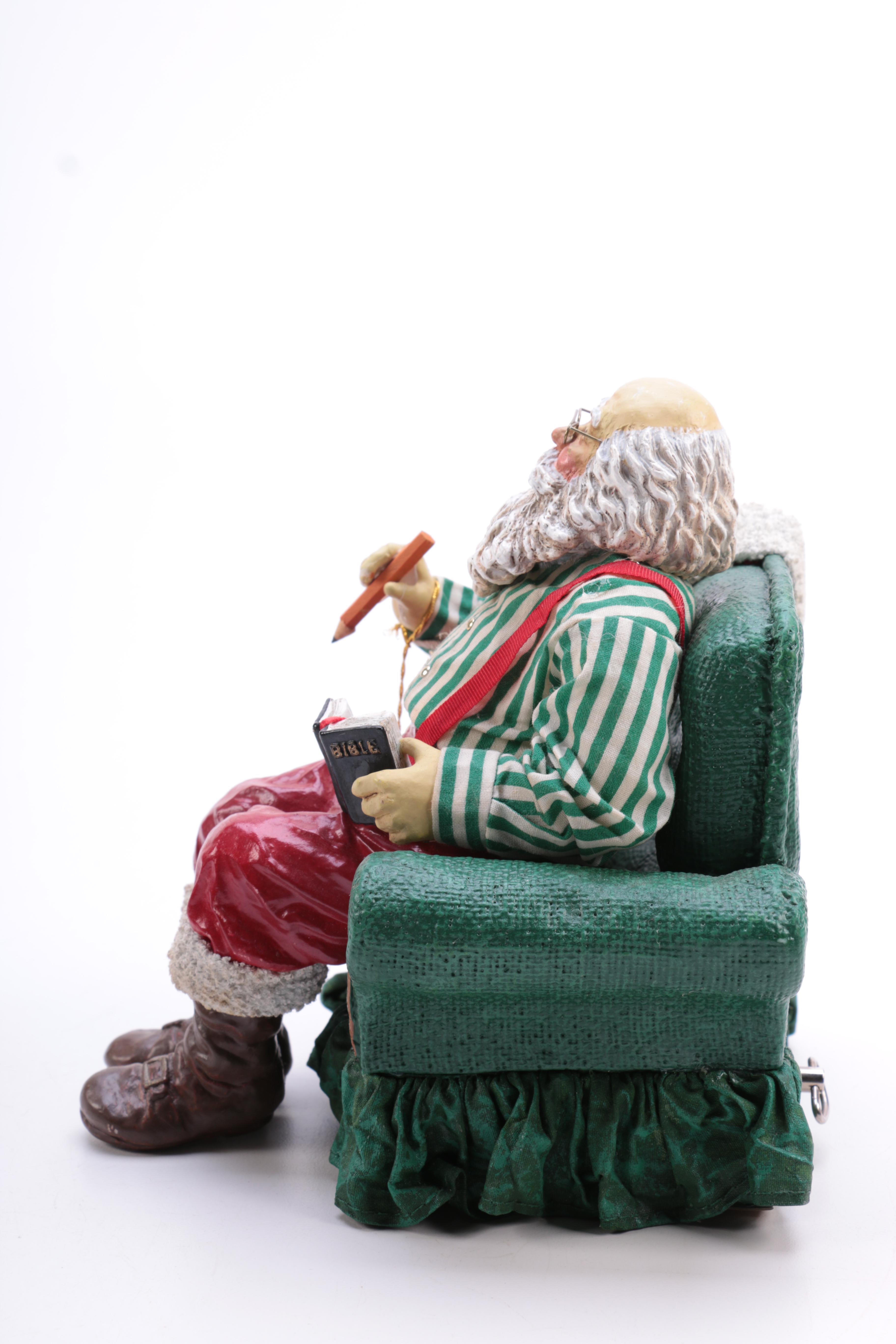 Assortment of Santa Claus Figurines