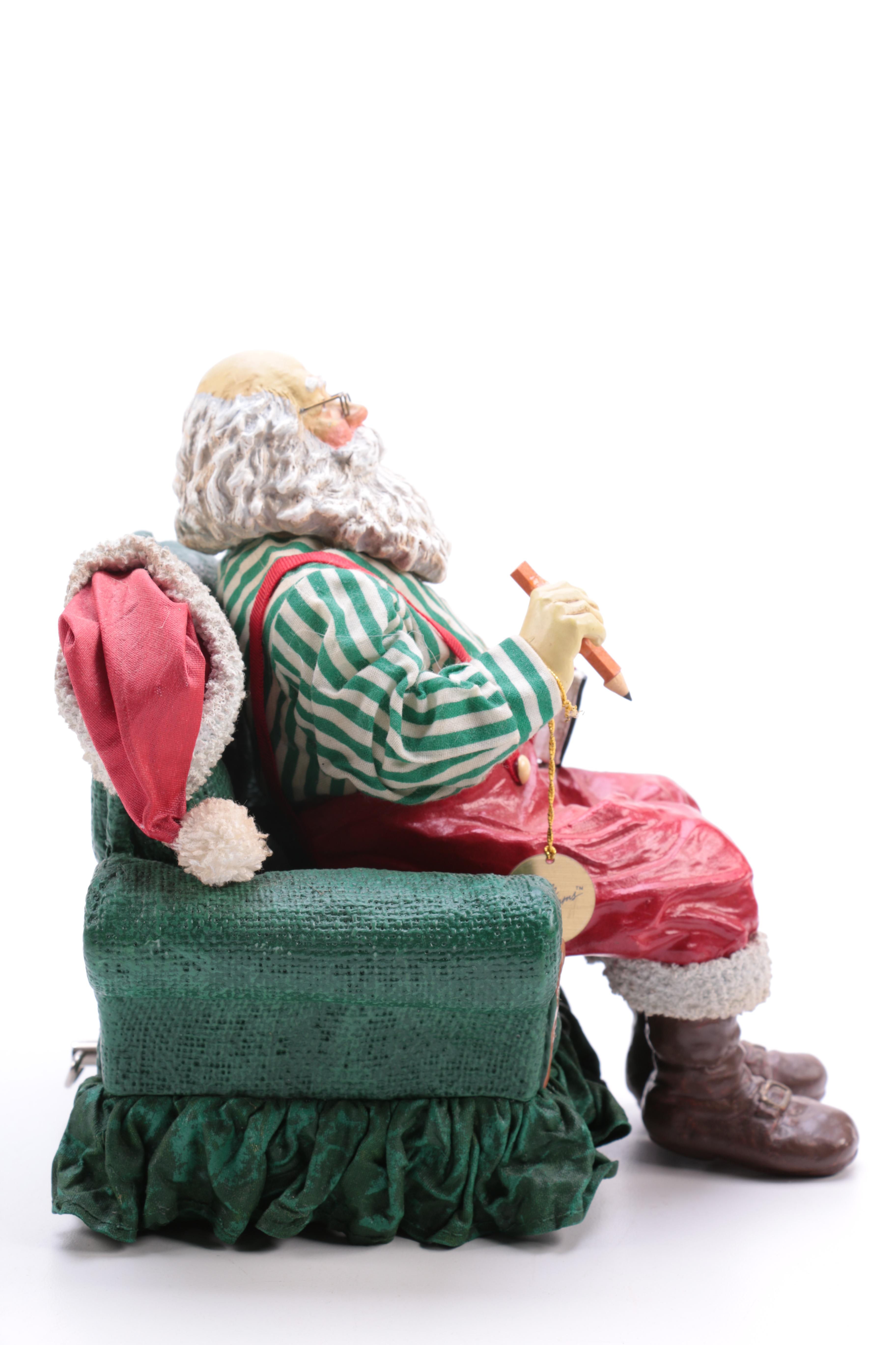 Assortment of Santa Claus Figurines