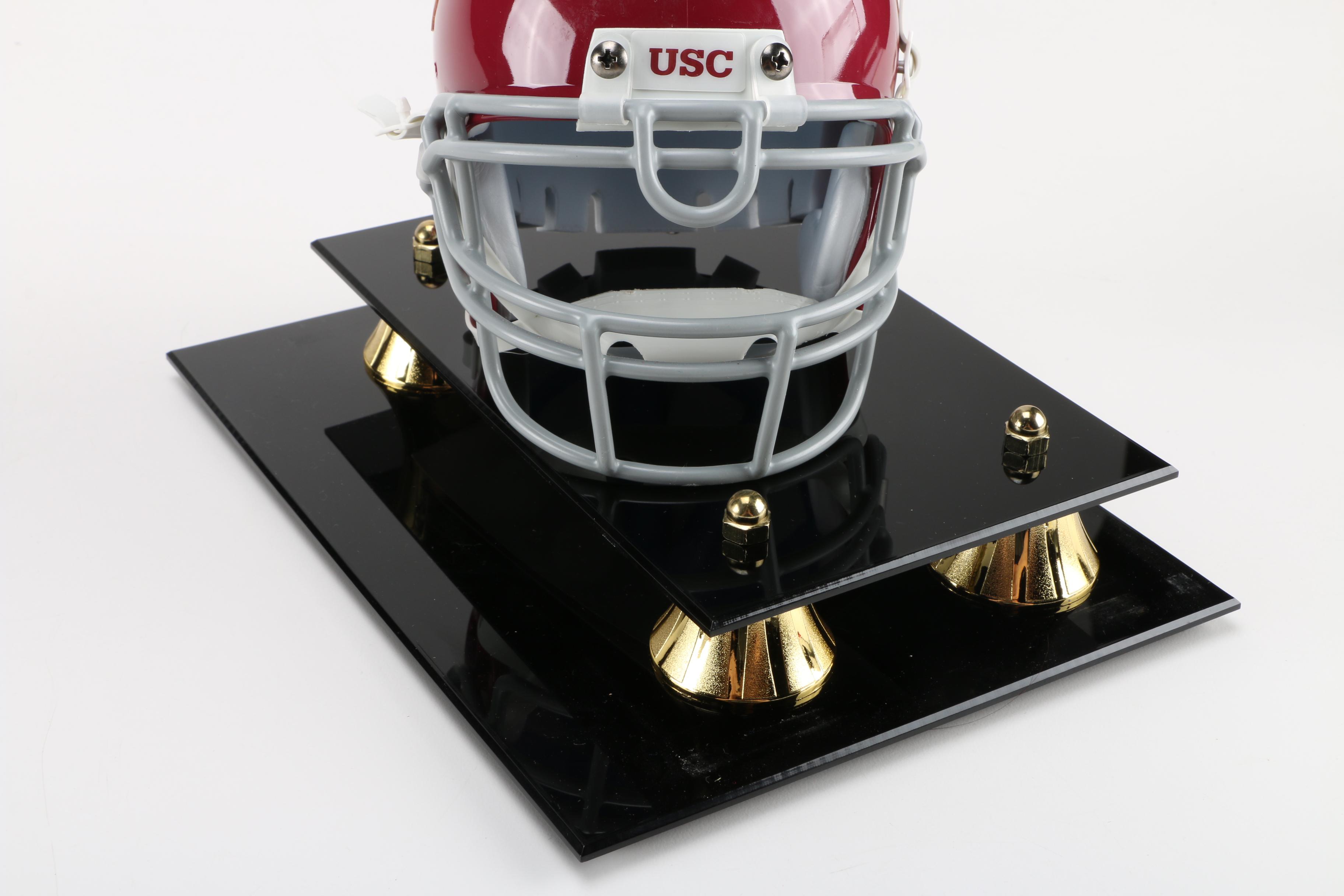 Signed Reggie Bush Miniature Helmet