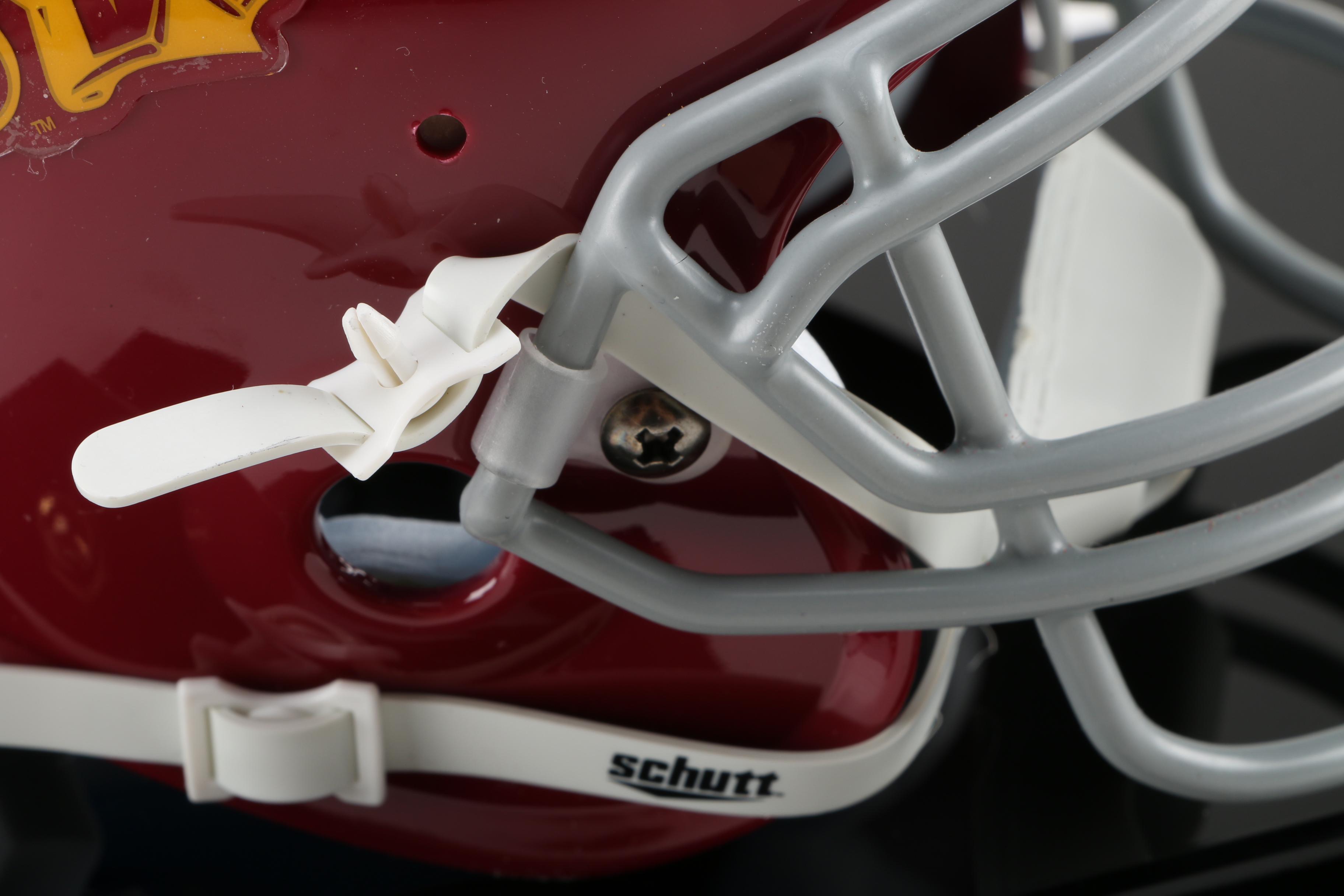 Signed Reggie Bush Miniature Helmet