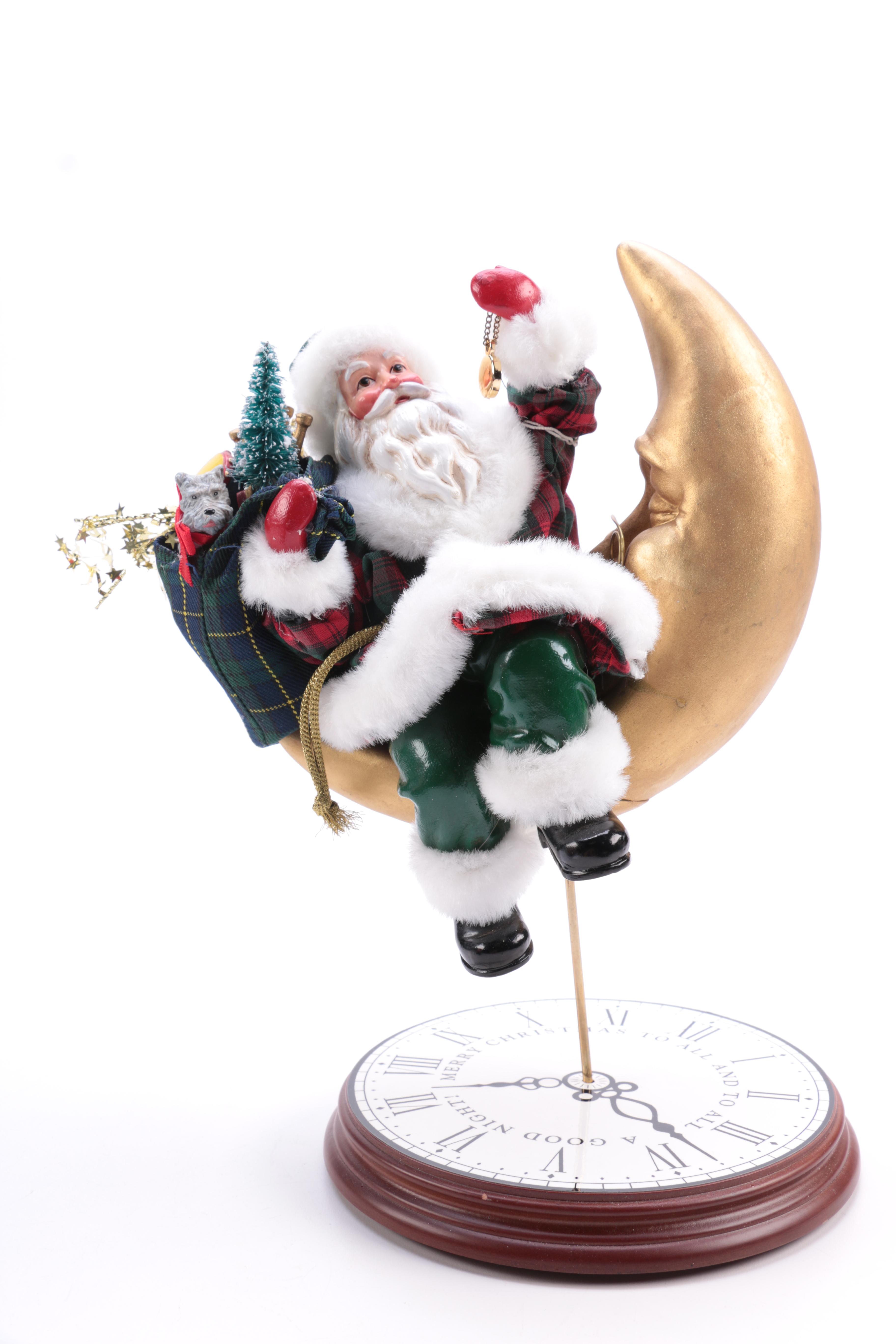 Assortment of Santa Claus Figurines