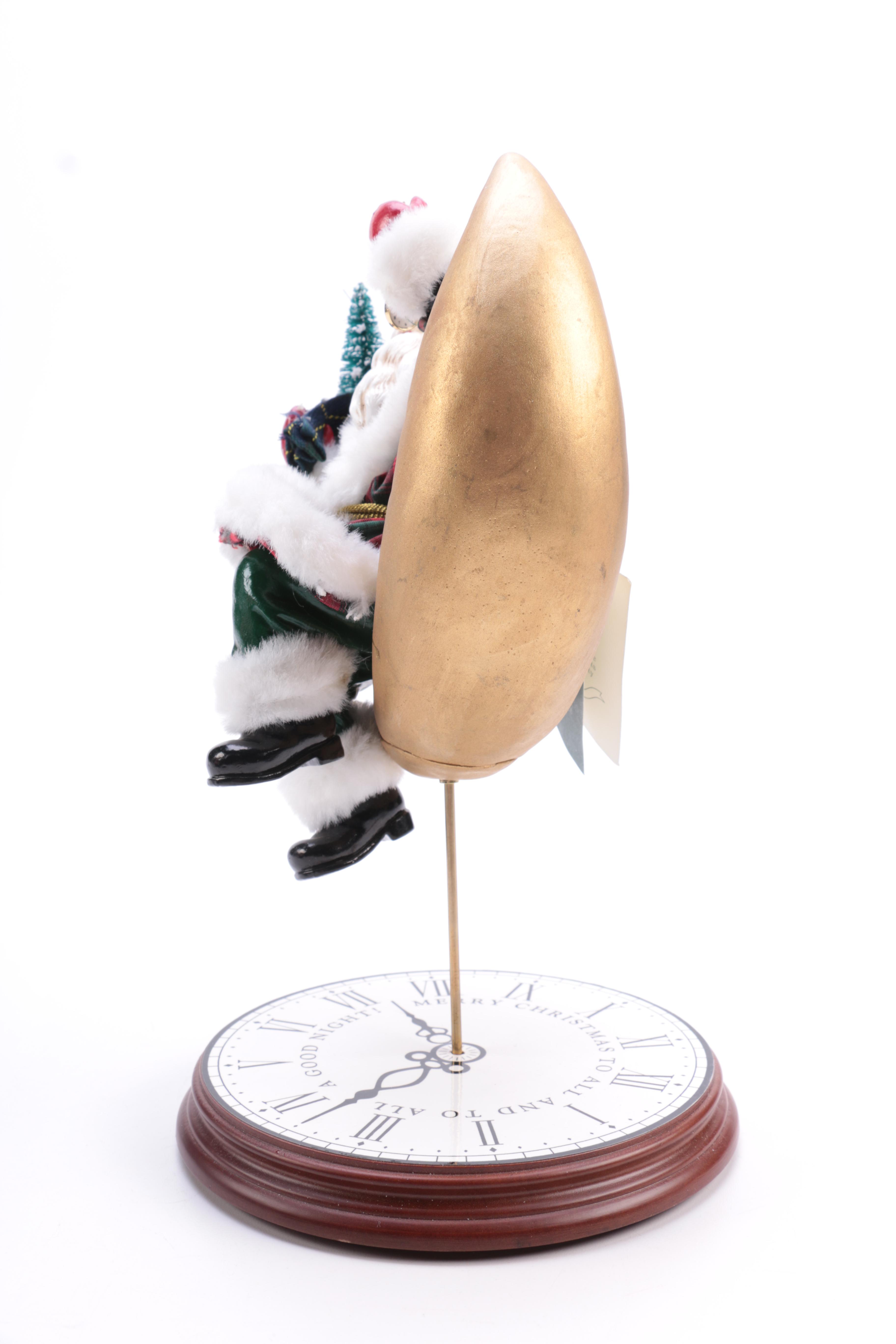 Assortment of Santa Claus Figurines