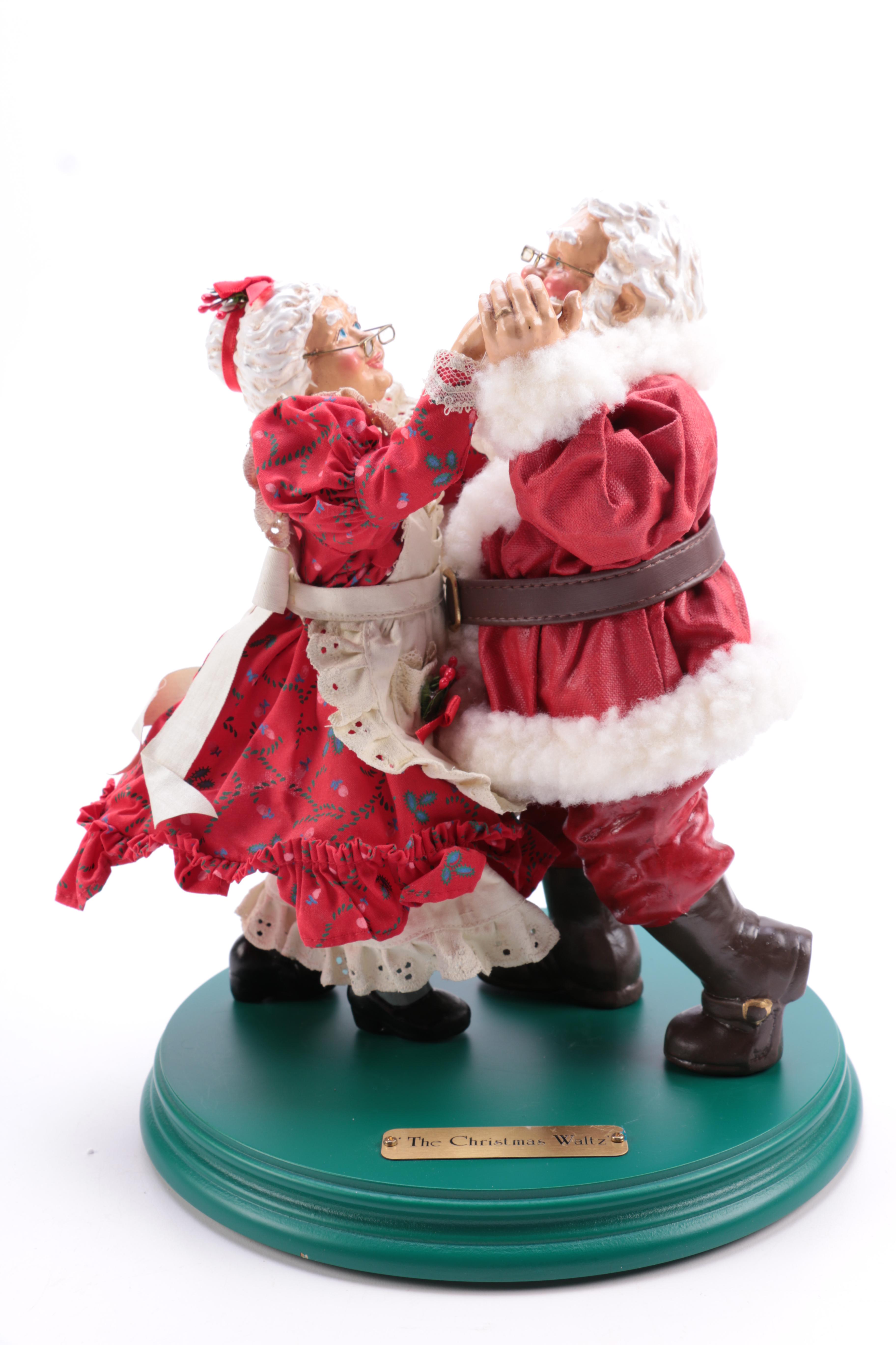 Assortment of Santa Claus Figurines