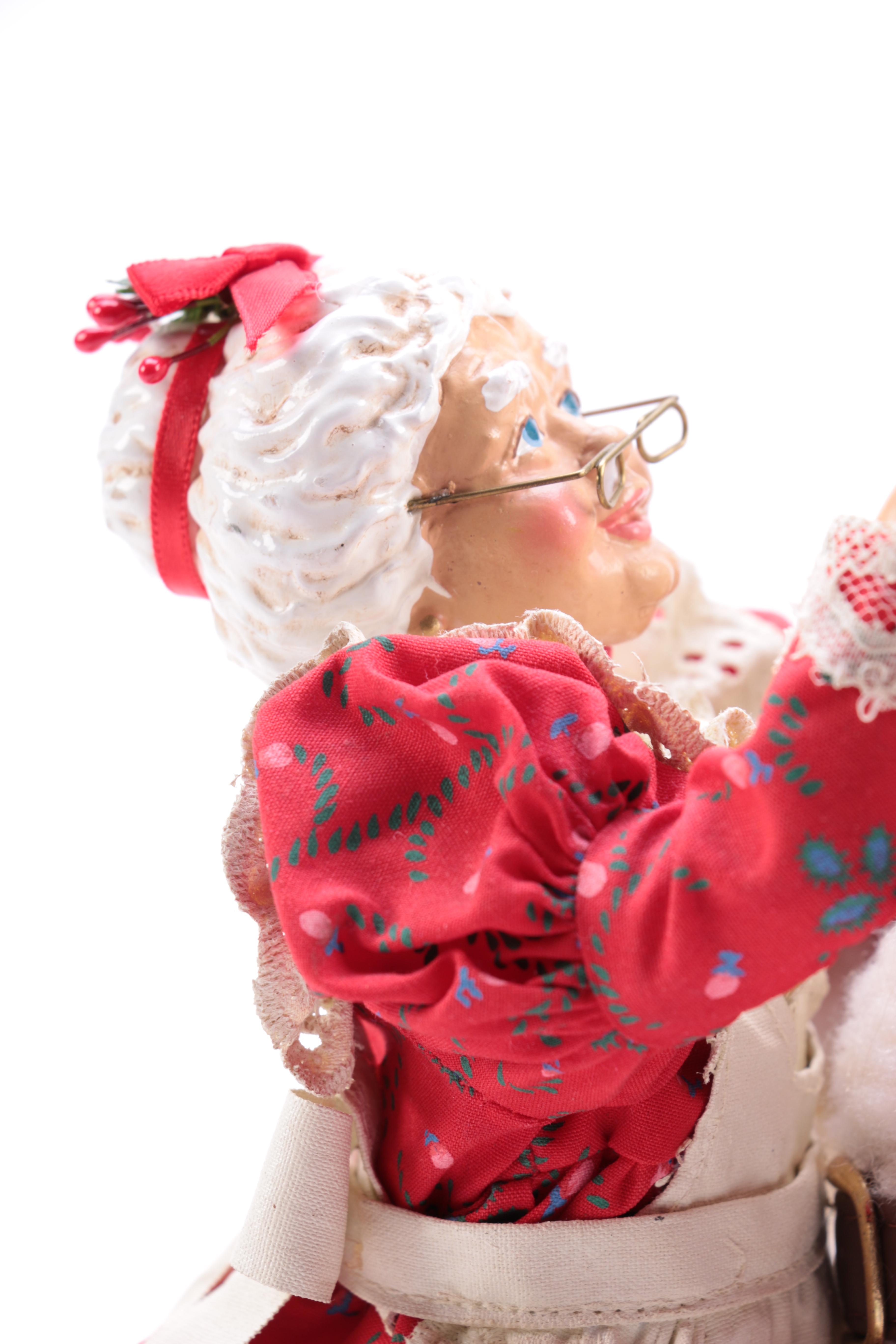 Assortment of Santa Claus Figurines