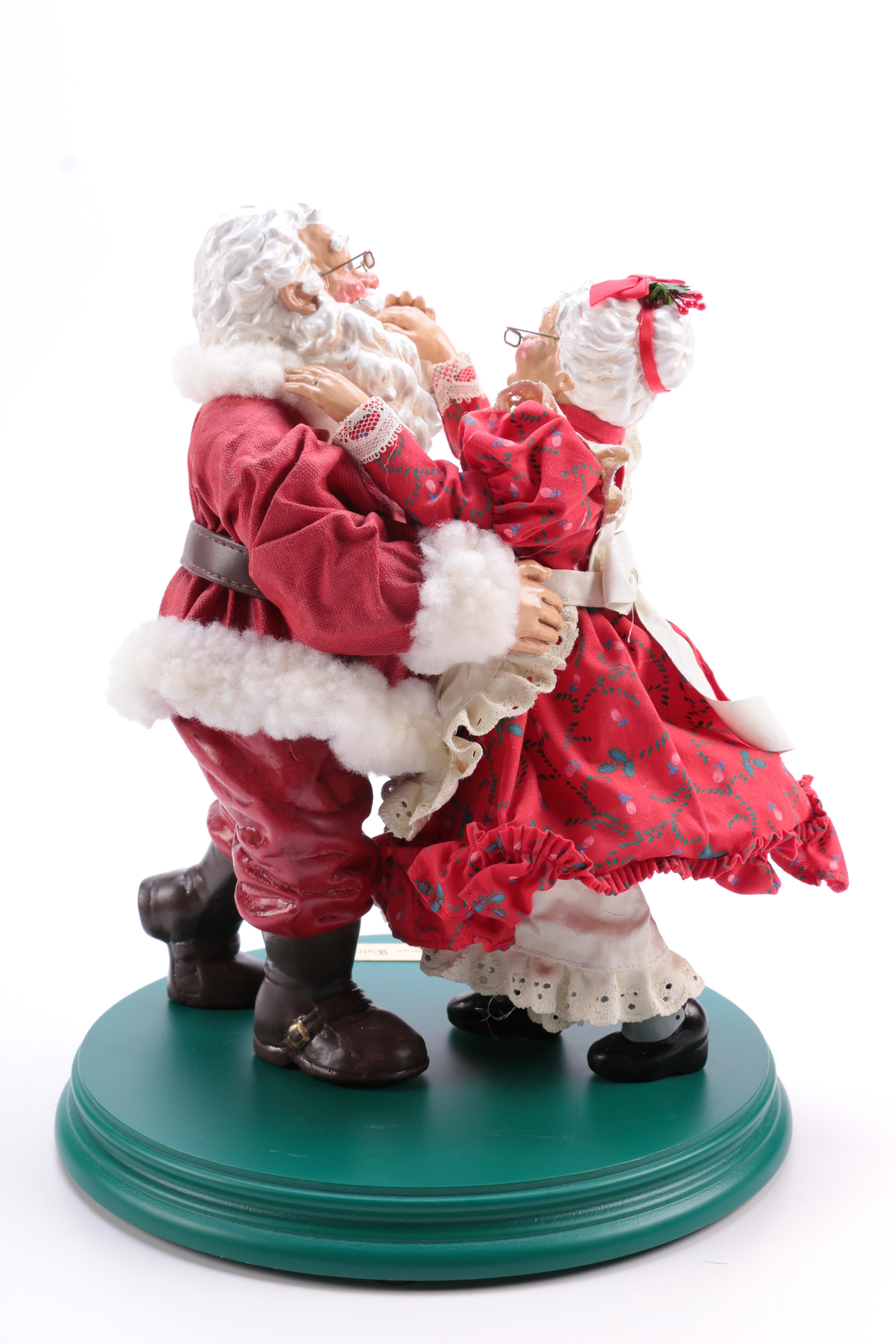 Assortment of Santa Claus Figurines