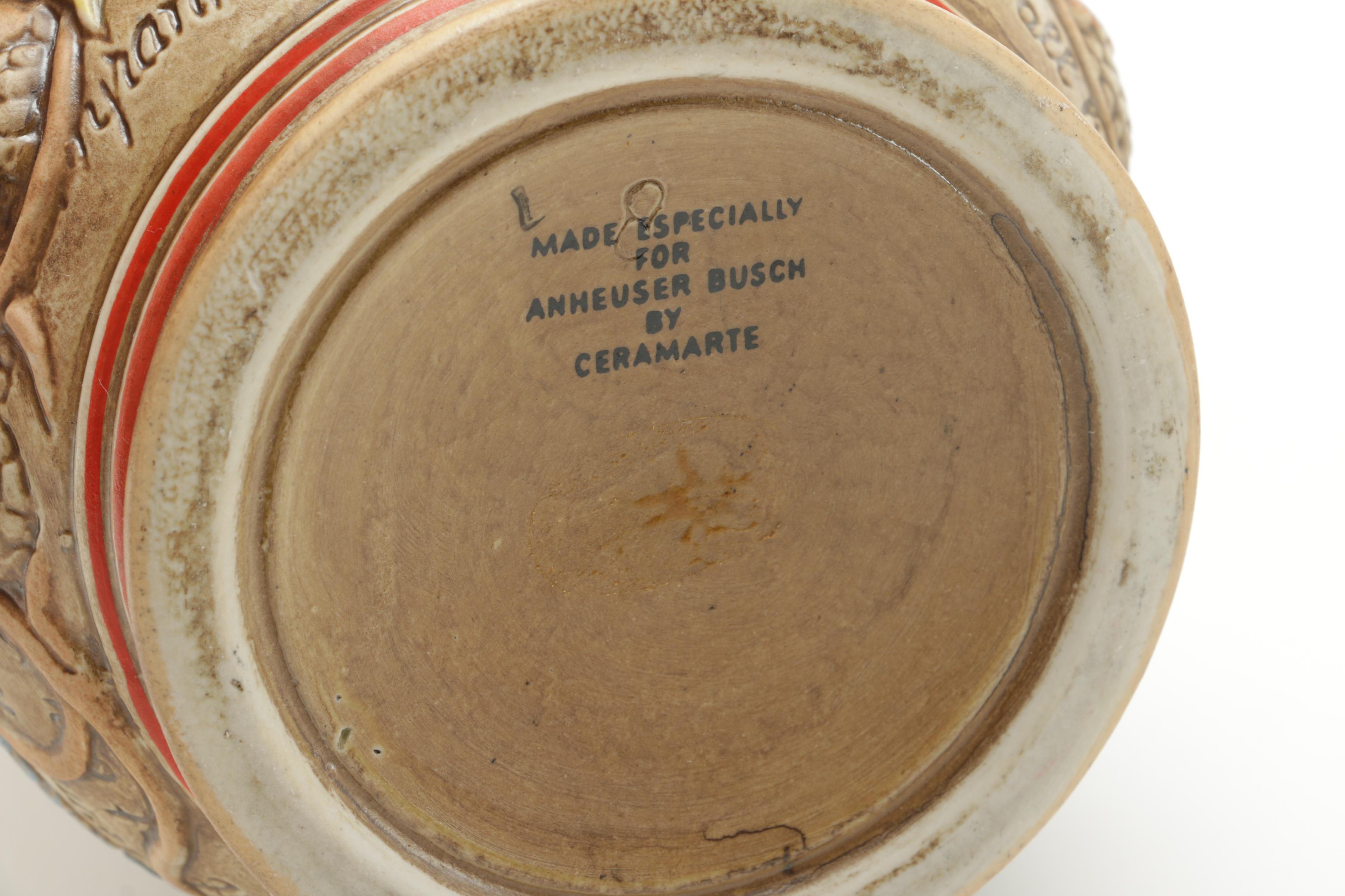 1976 US Bicentennial and Budweiser Centennial Beer Steins