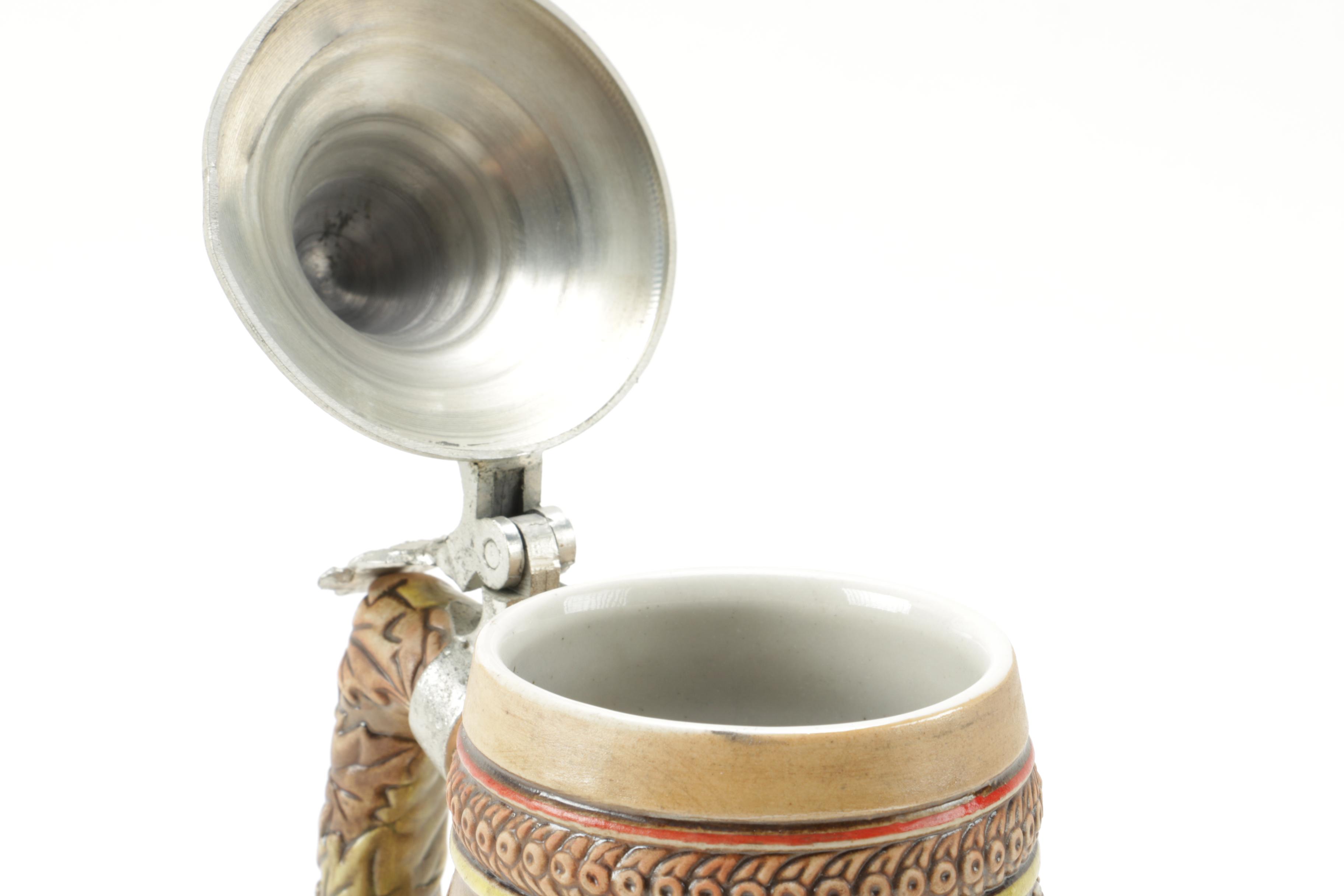 1976 US Bicentennial and Budweiser Centennial Beer Steins