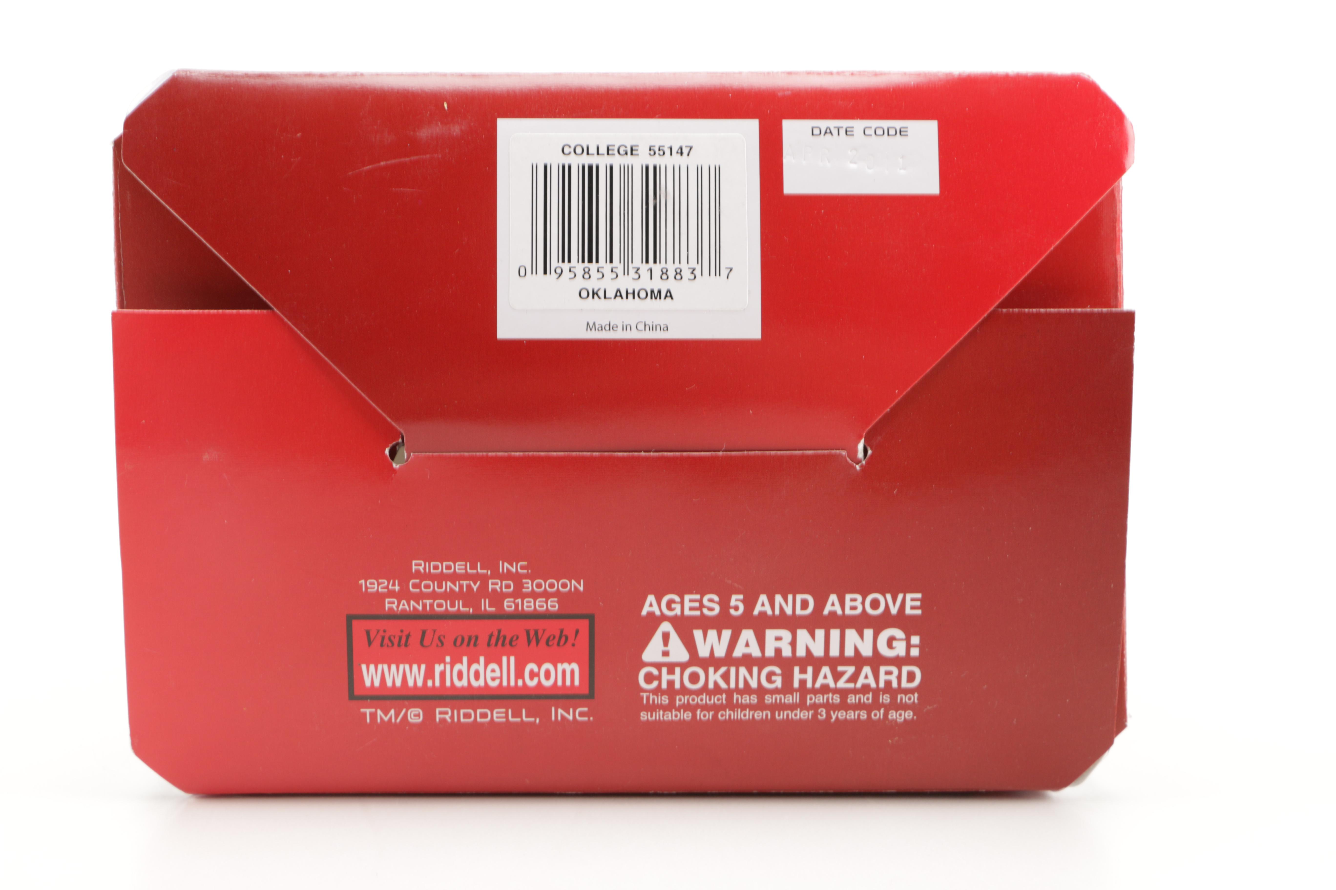 University of Oklahoma Billy Sims Miniature Helmet