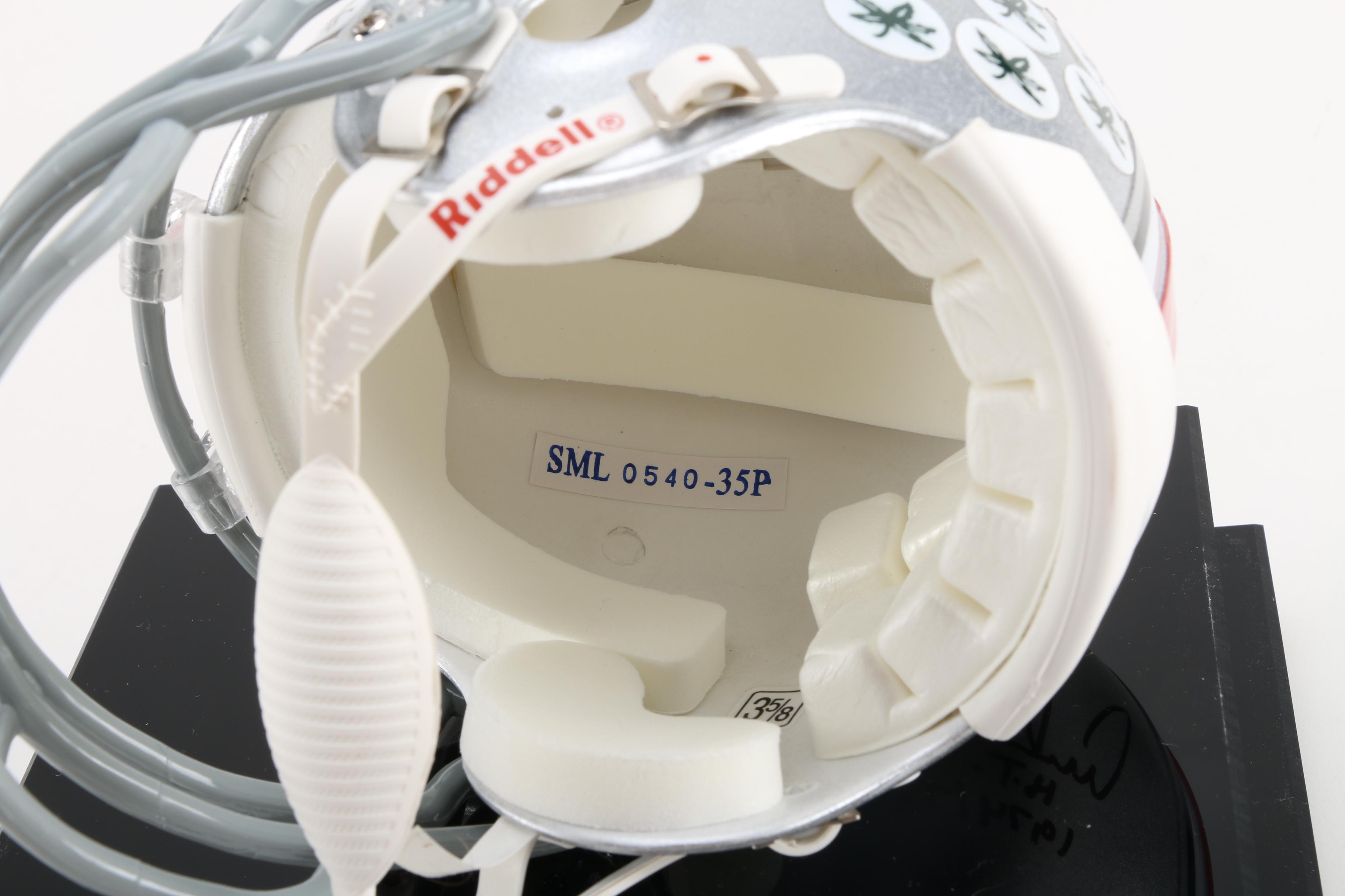 Pete Johnson and Archie Griffin Signed Ohio State Mini Helmet