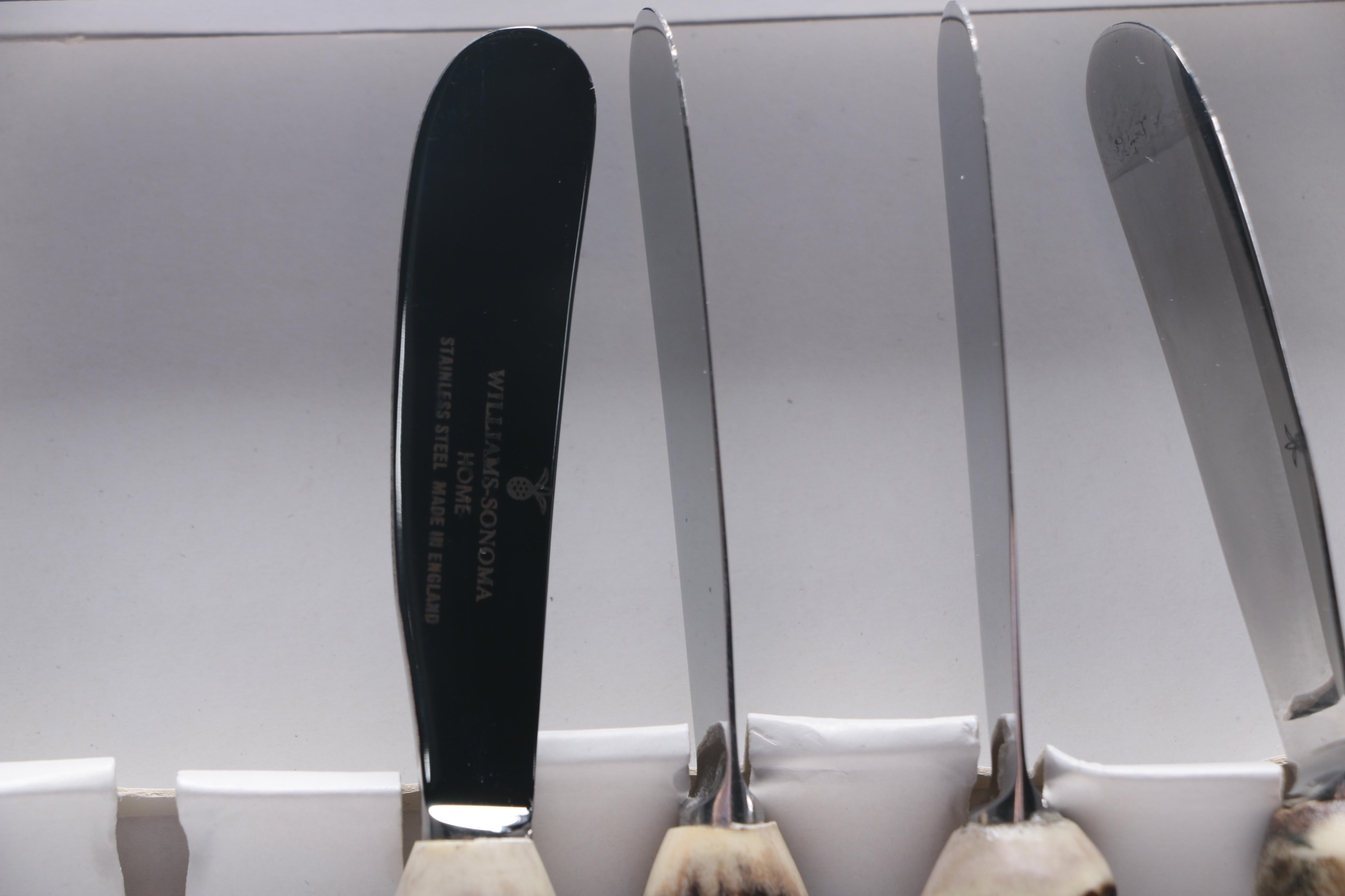 Williams-Sonoma Home Antler Handled Cheese Knives