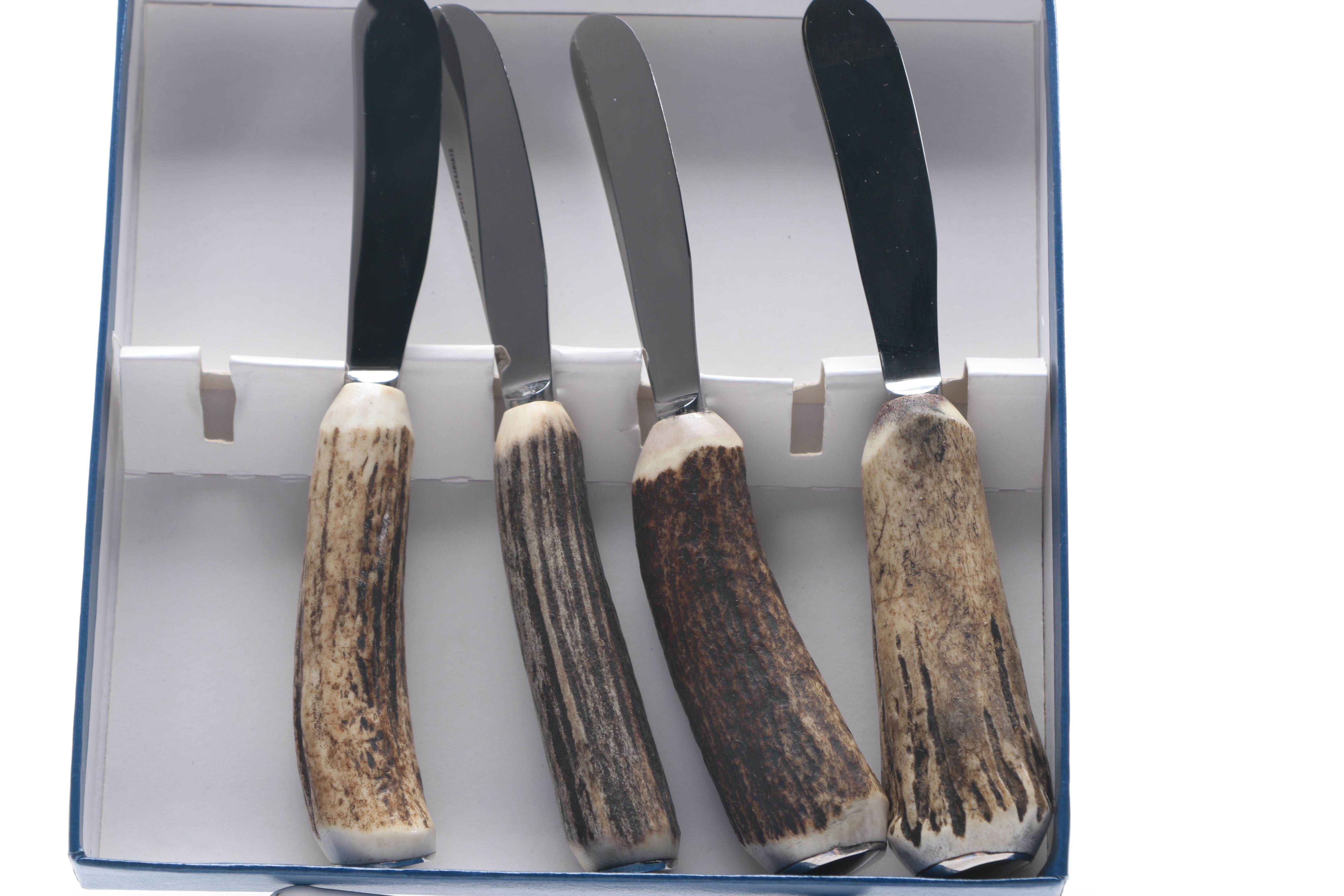 Williams-Sonoma Home Antler Handled Cheese Knives