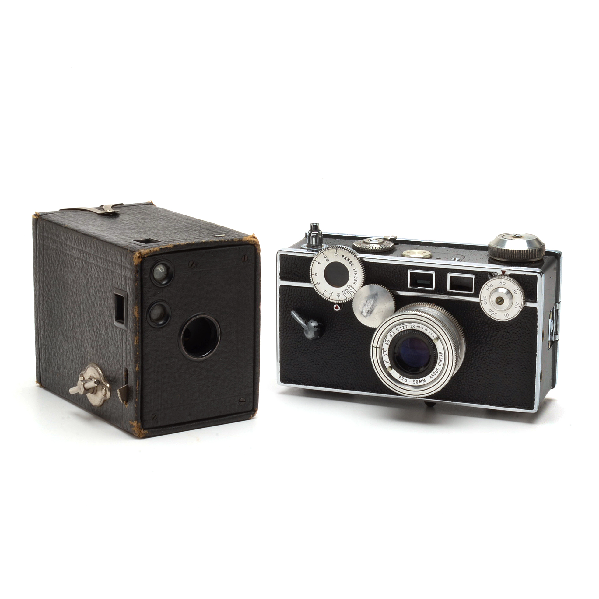 Vintage Kodak and Argus Cameras