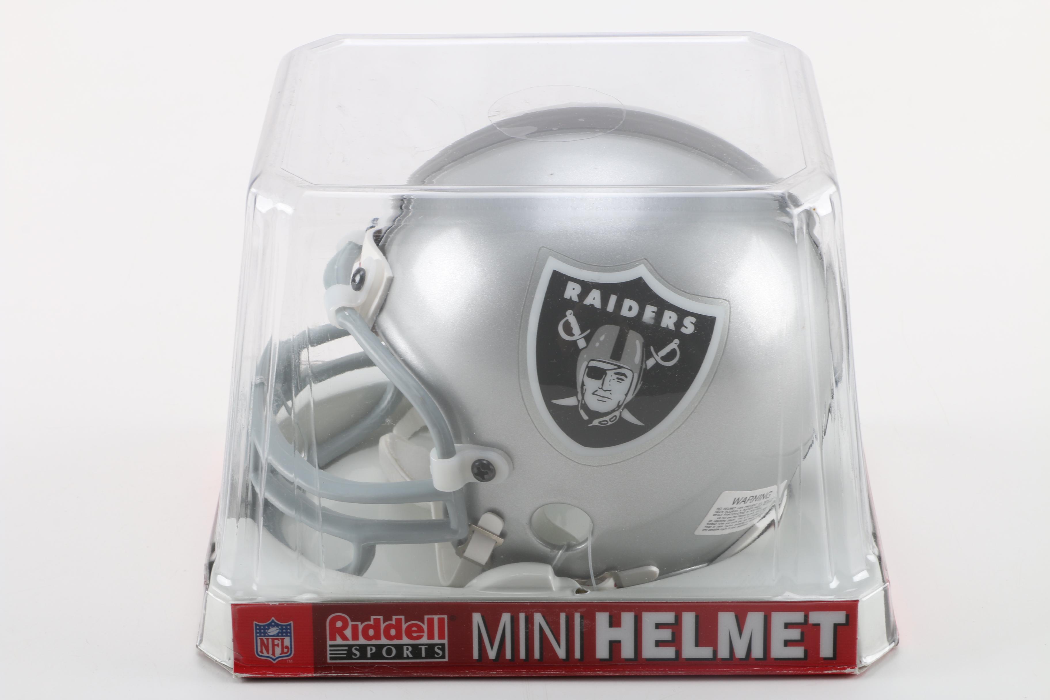 Cliff Branch Signed NFL Oakland Raiders Mini Helmet