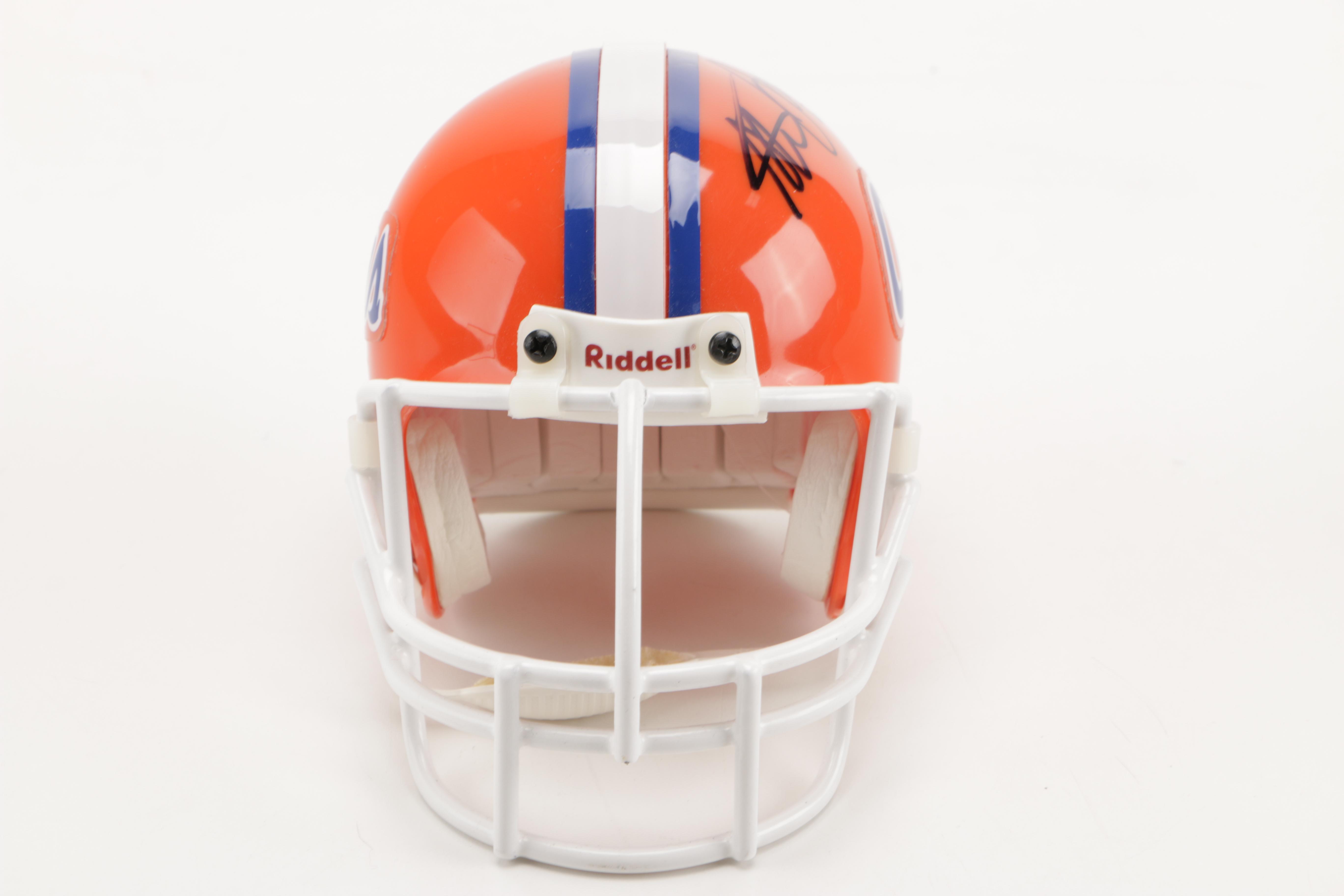 Steve Spurrier Signed Mini Helmet