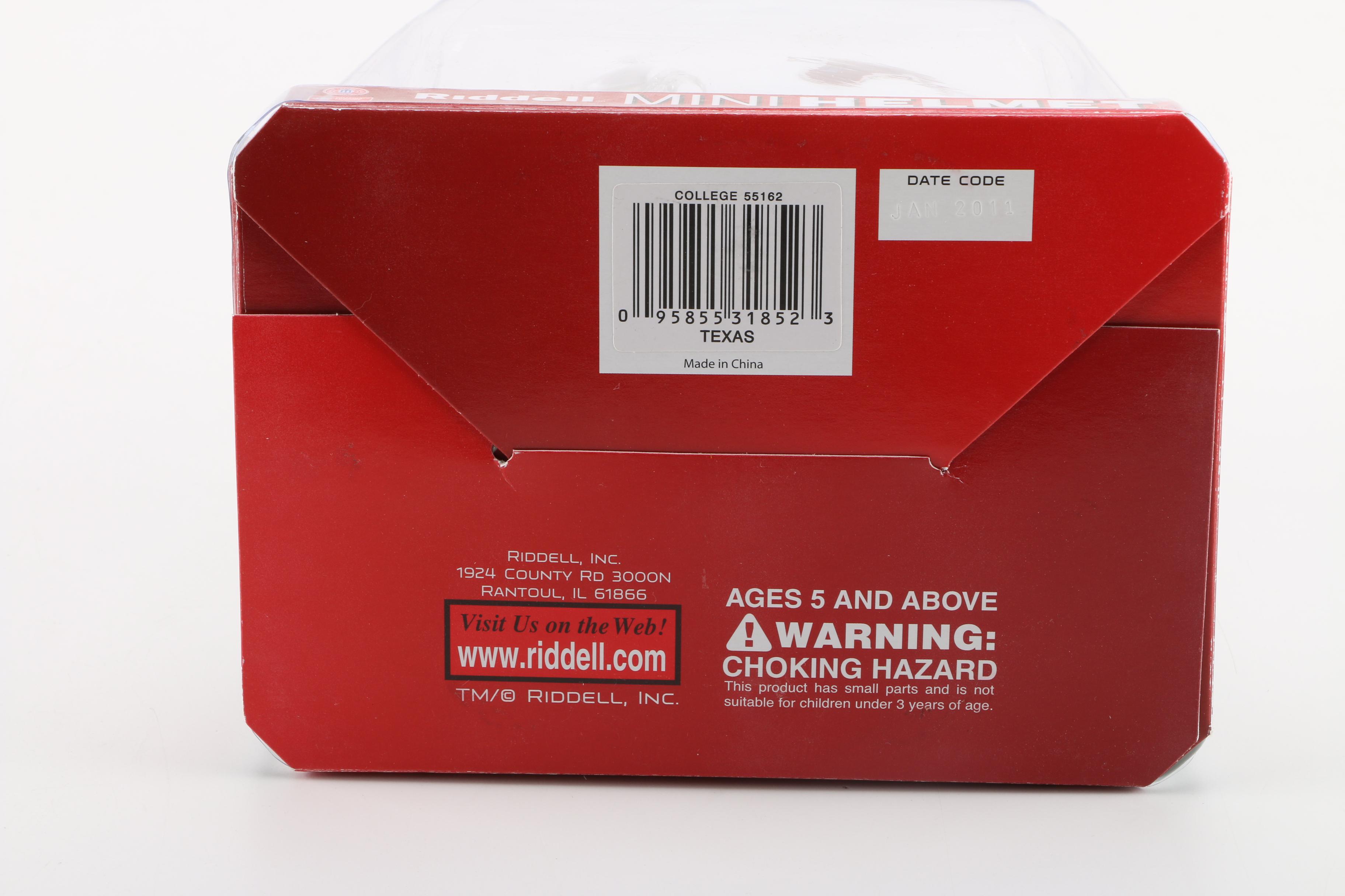 Earl Campbell Signed University of Texas Mini Helmet