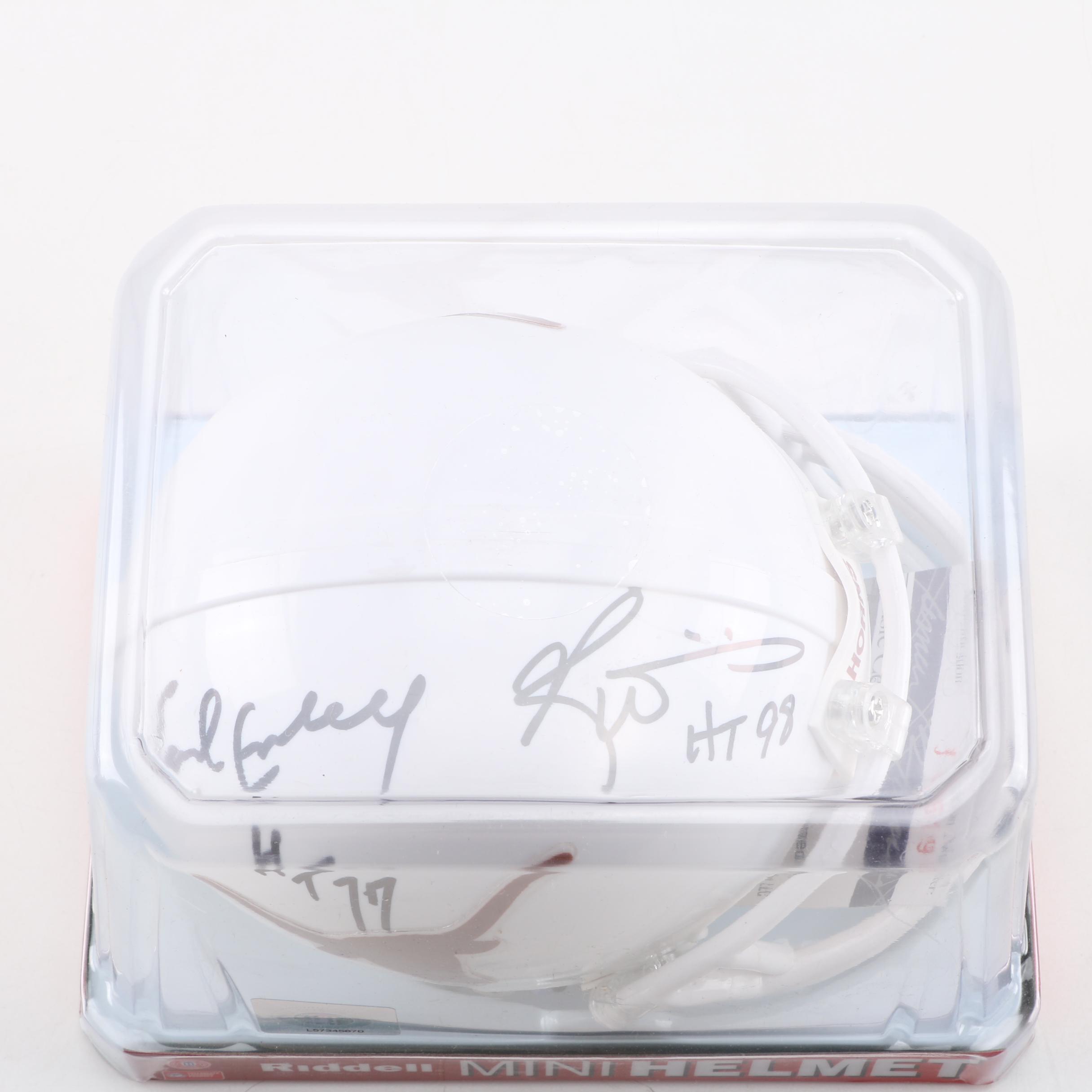 Earl Campbell Signed University of Texas Mini Helmet