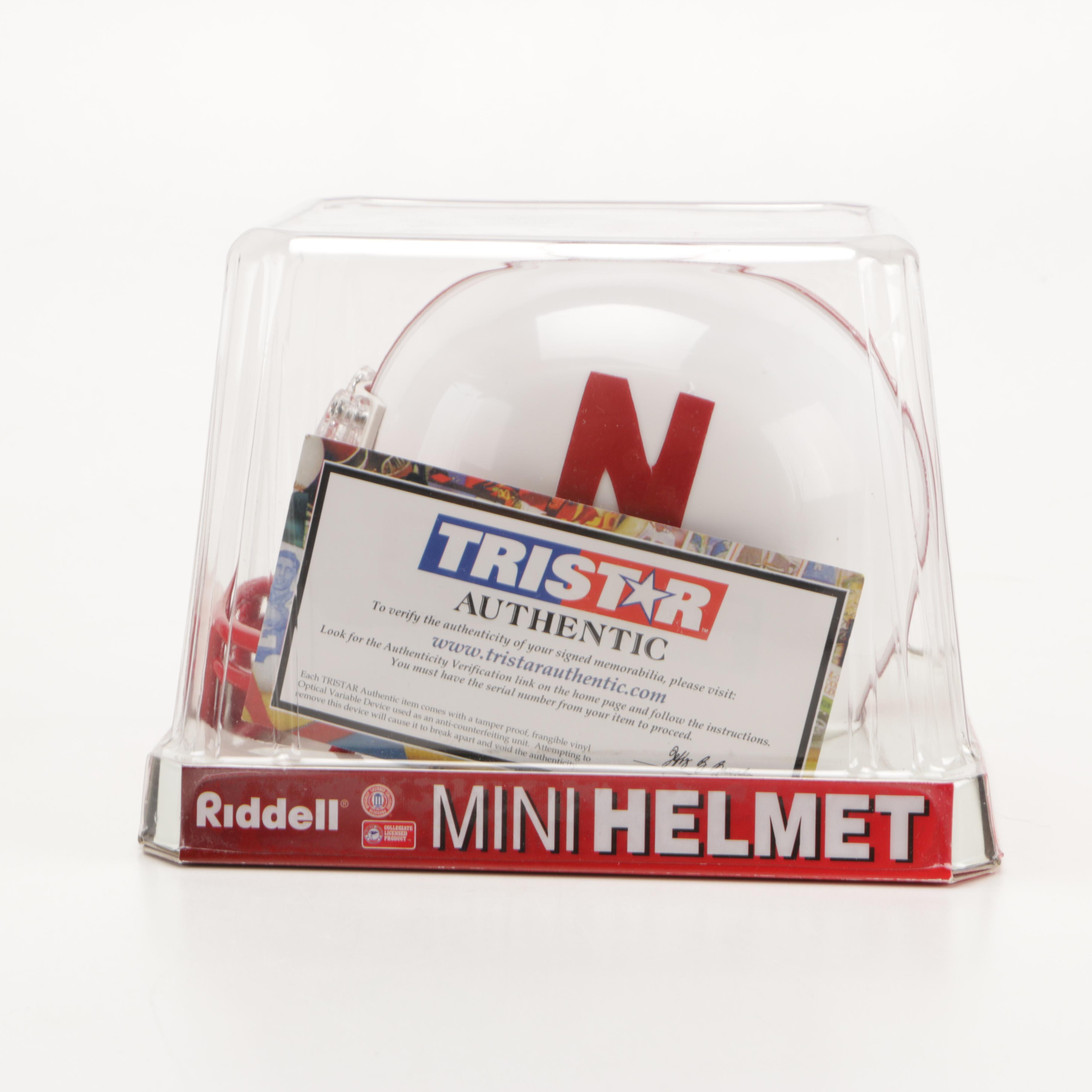 Johnny Rodgers Signed Mini Helmet