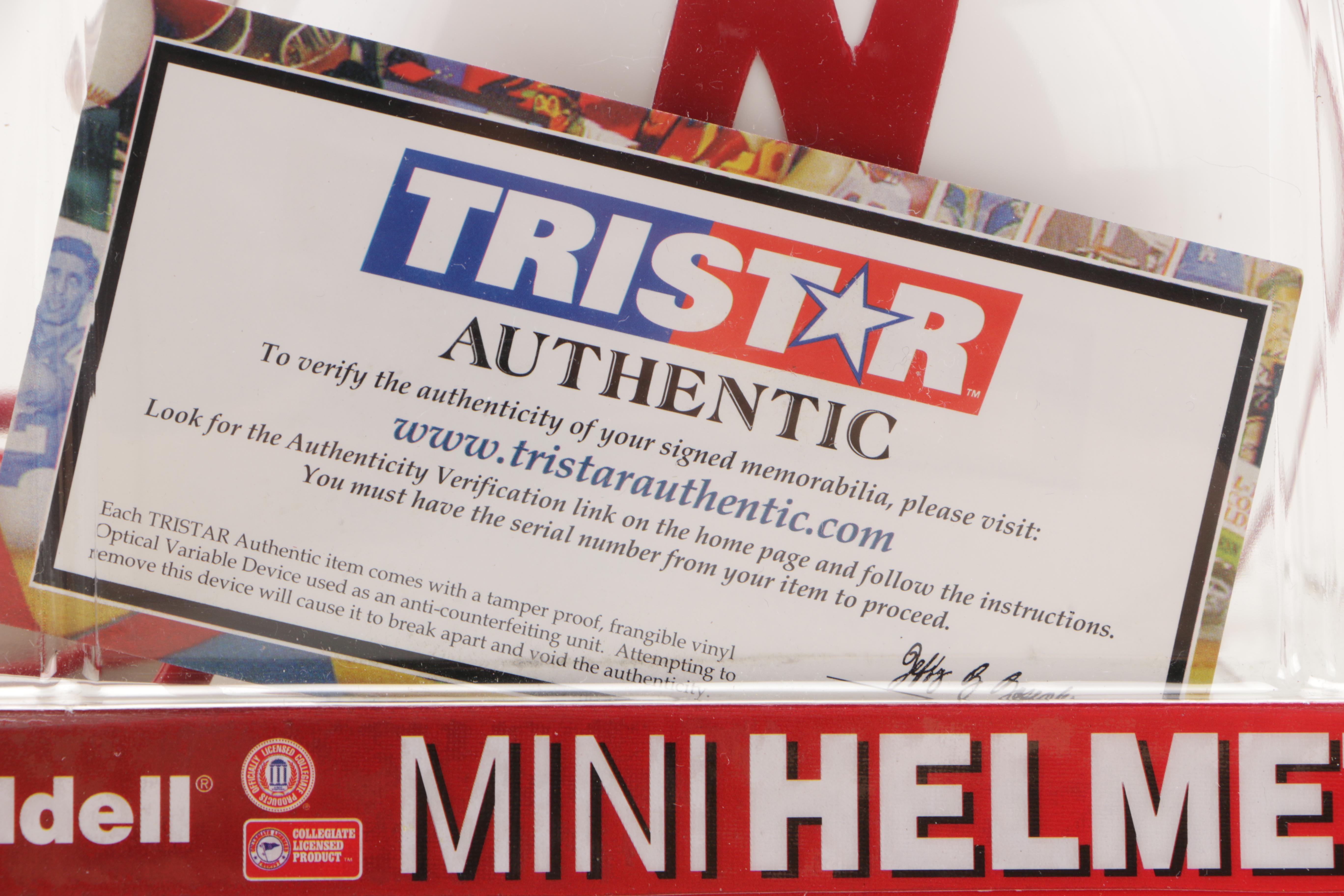 Johnny Rodgers Signed Mini Helmet