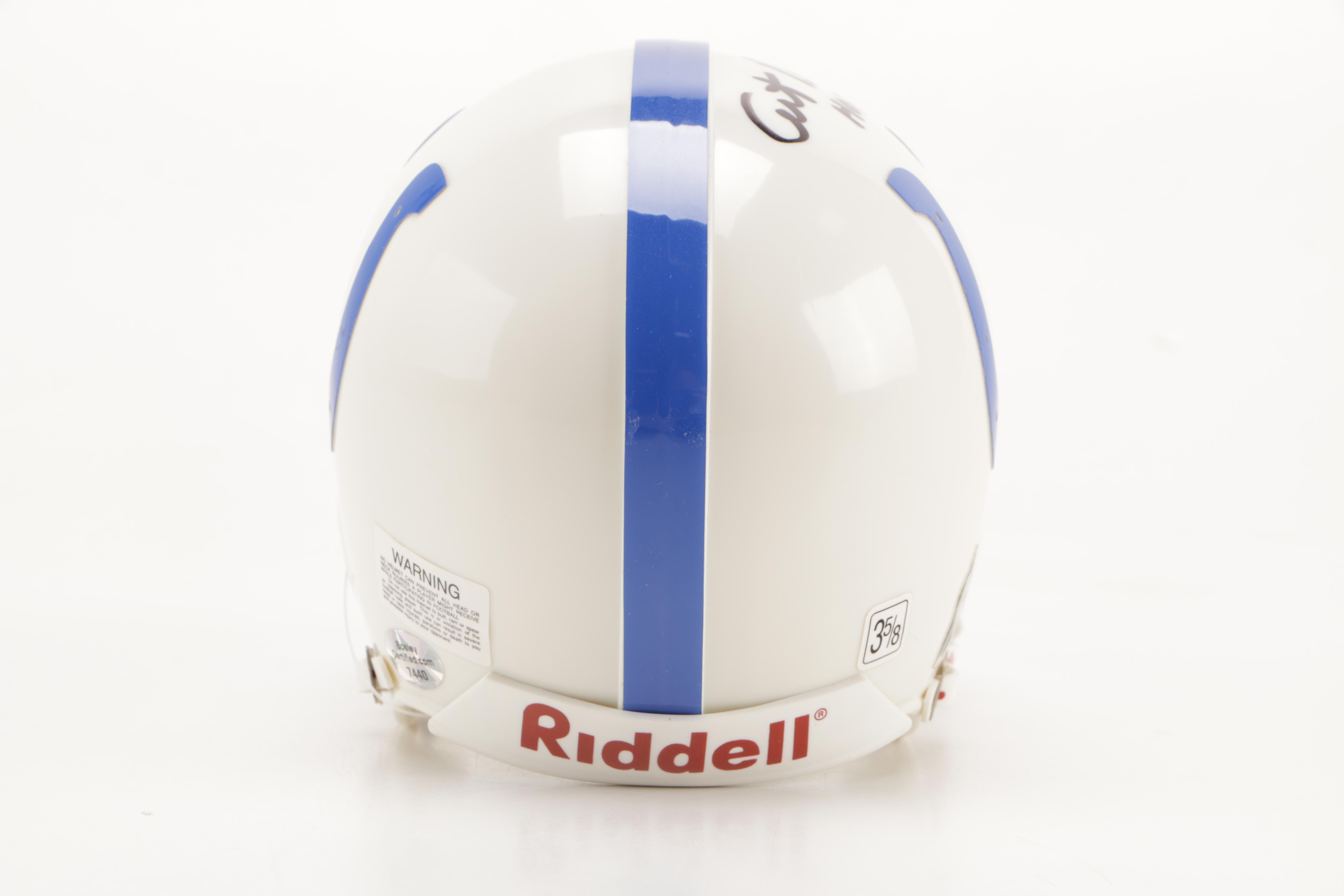 Art Donovan Signed Mini Football Helmet