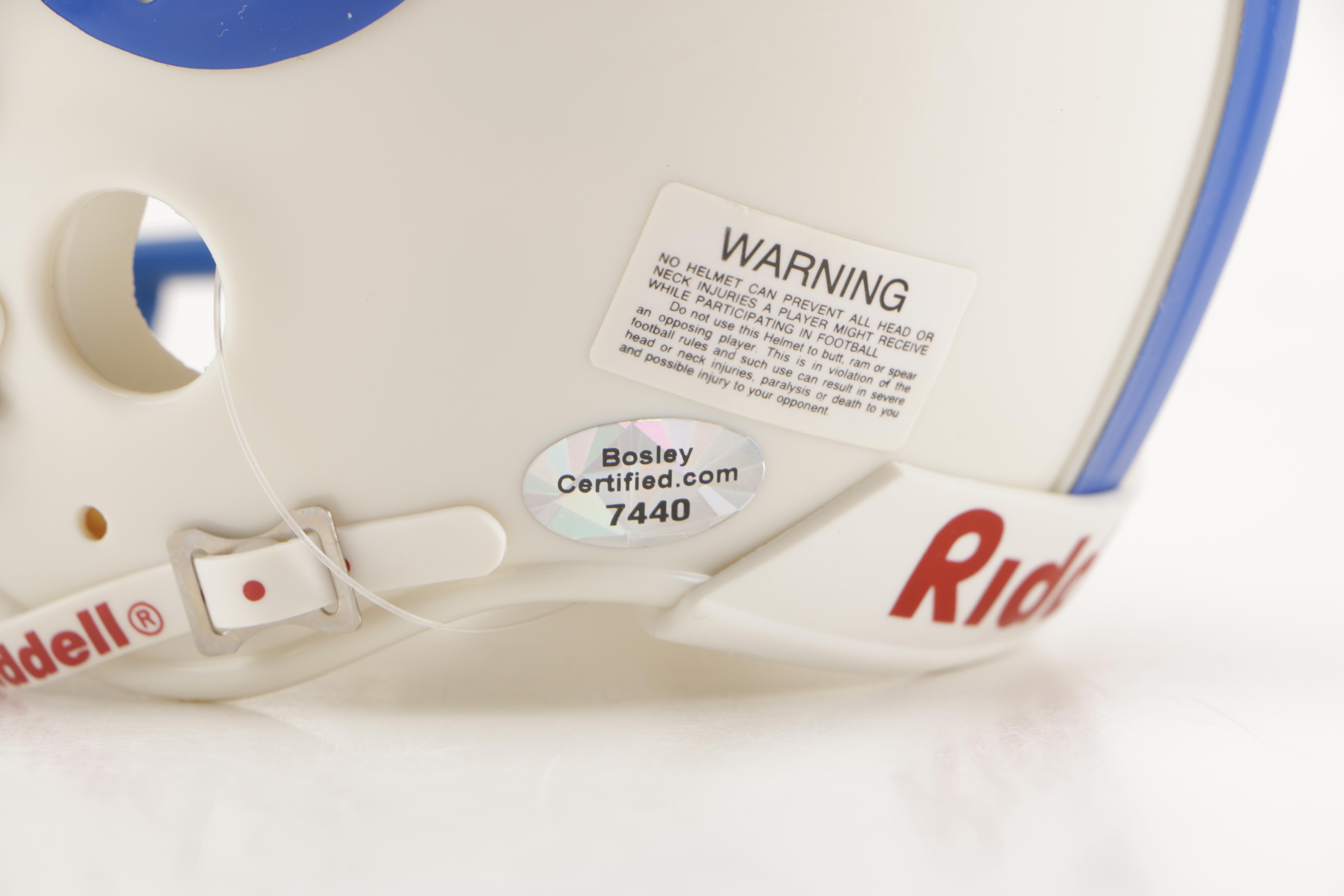 Art Donovan Signed Mini Football Helmet