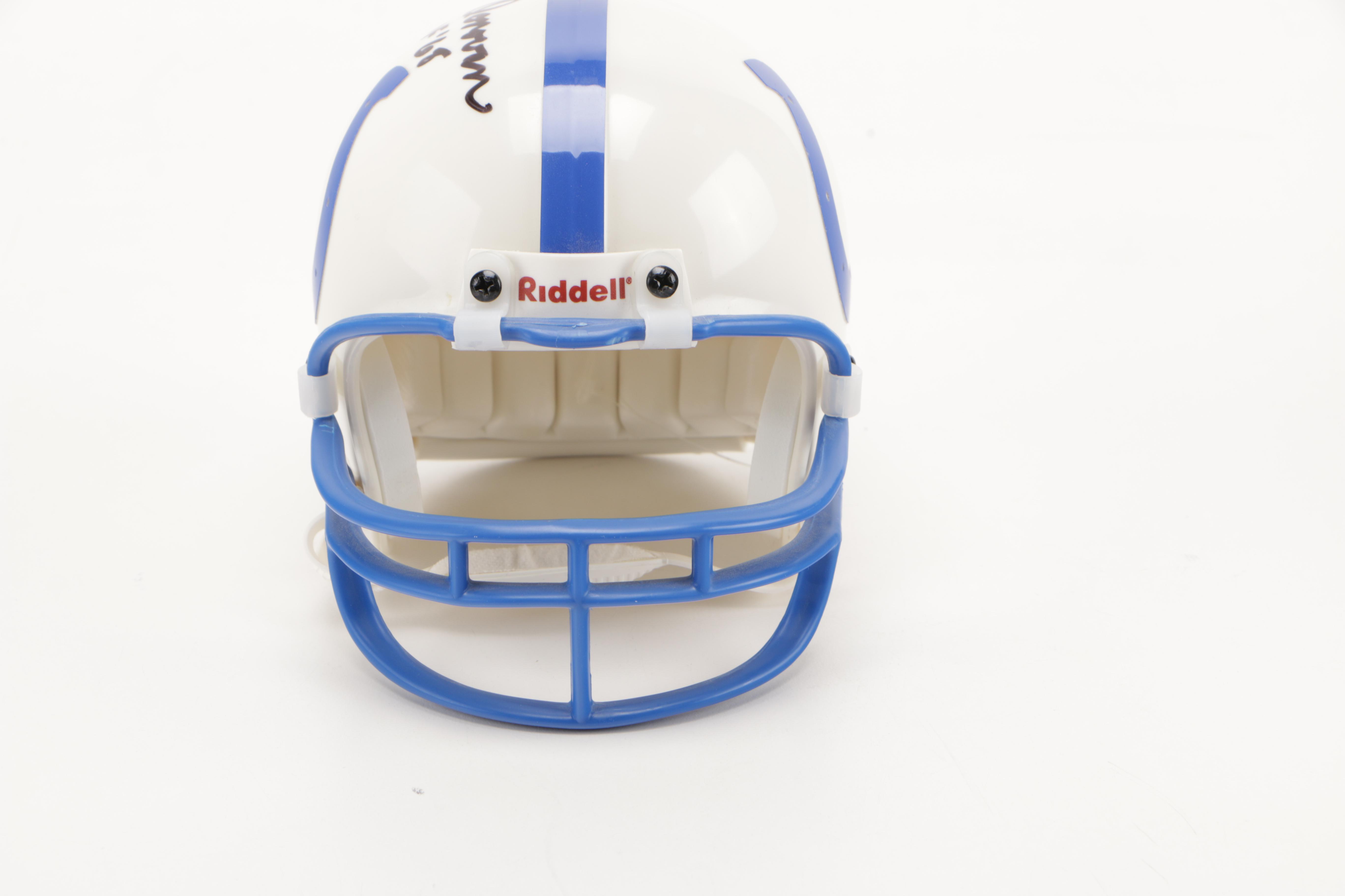 Art Donovan Signed Mini Football Helmet