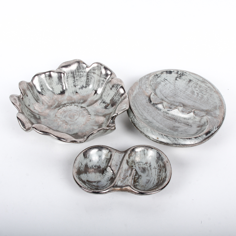 Assortment of Stangl "Colonial Silver" Art Pottery