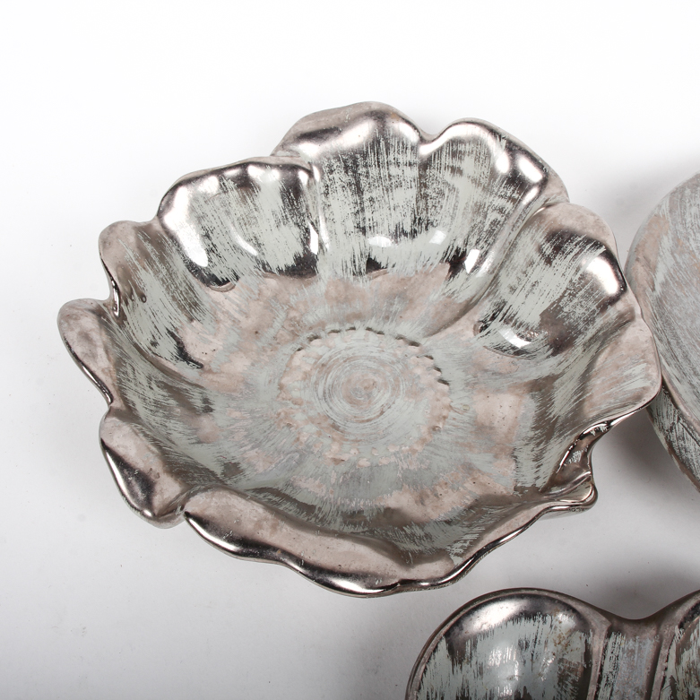 Assortment of Stangl "Colonial Silver" Art Pottery