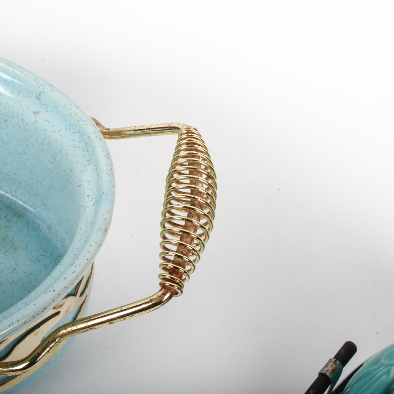 Pair of Bauer Pottery Casserole Serving Dishes