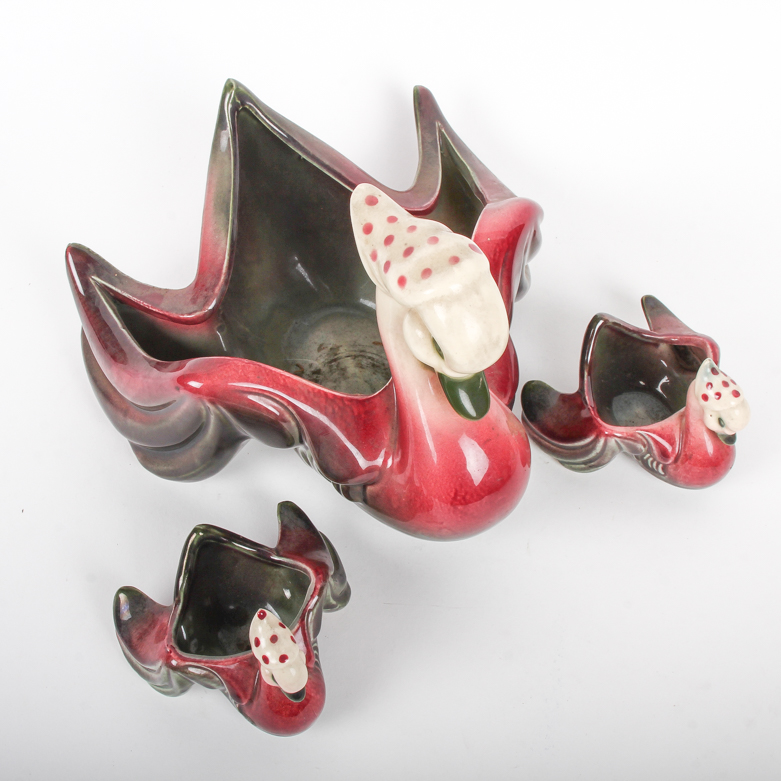 Hull Pottery "Mother Goose" Planters