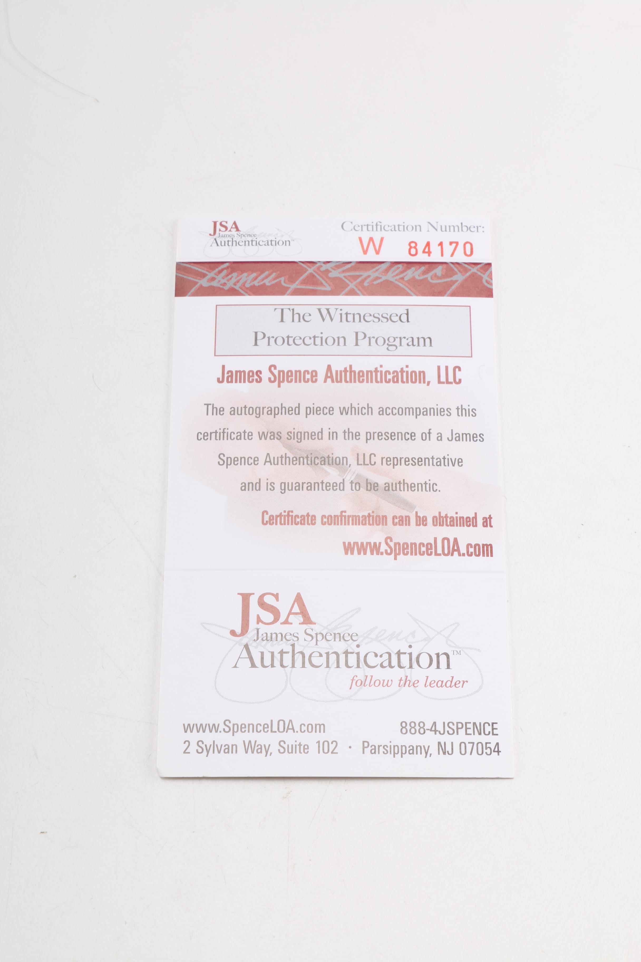 Ron Dayne Signed University of Wisconsin Mini Helmet