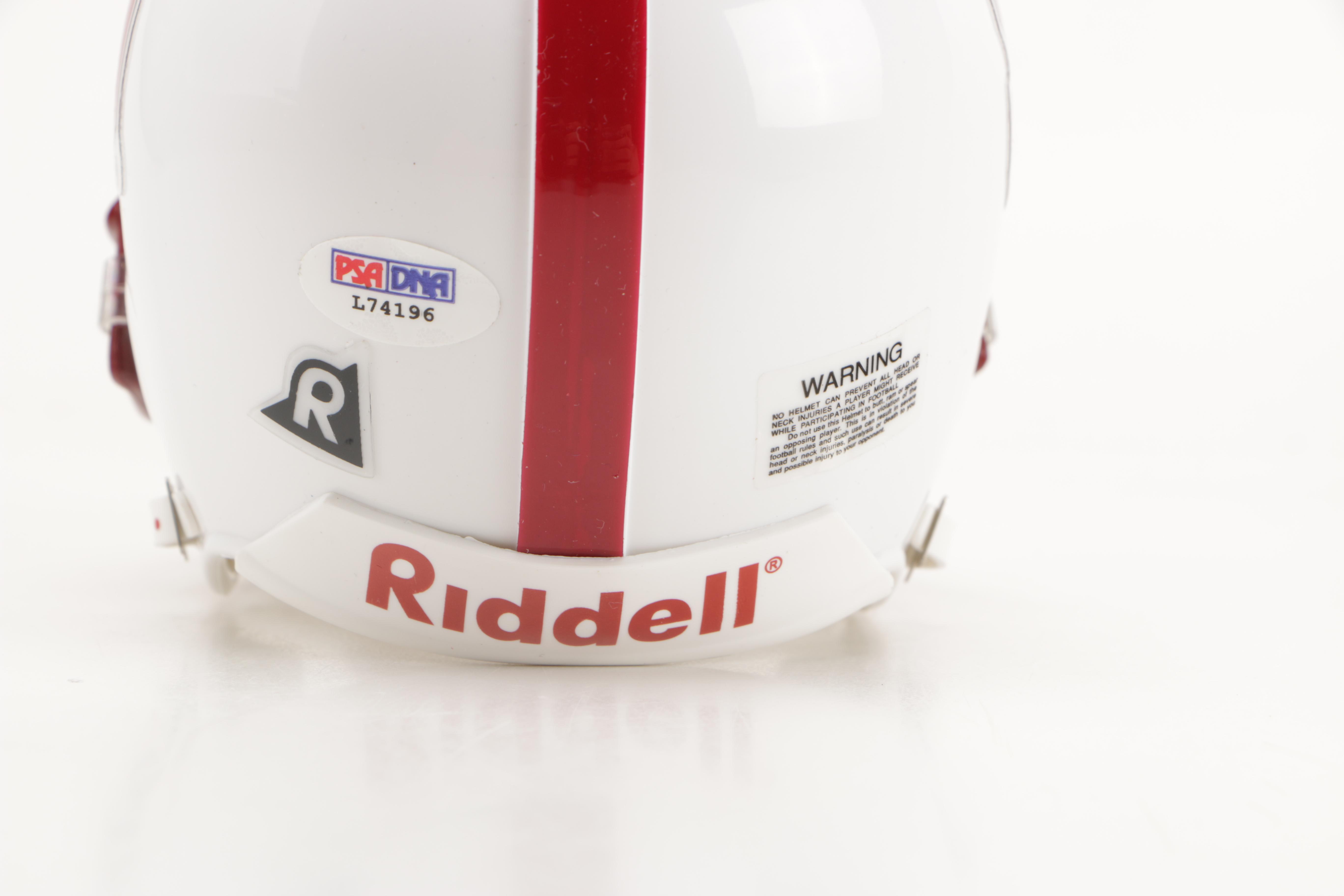 John Brodie Signed Stanford Cardinals Mini Helmet