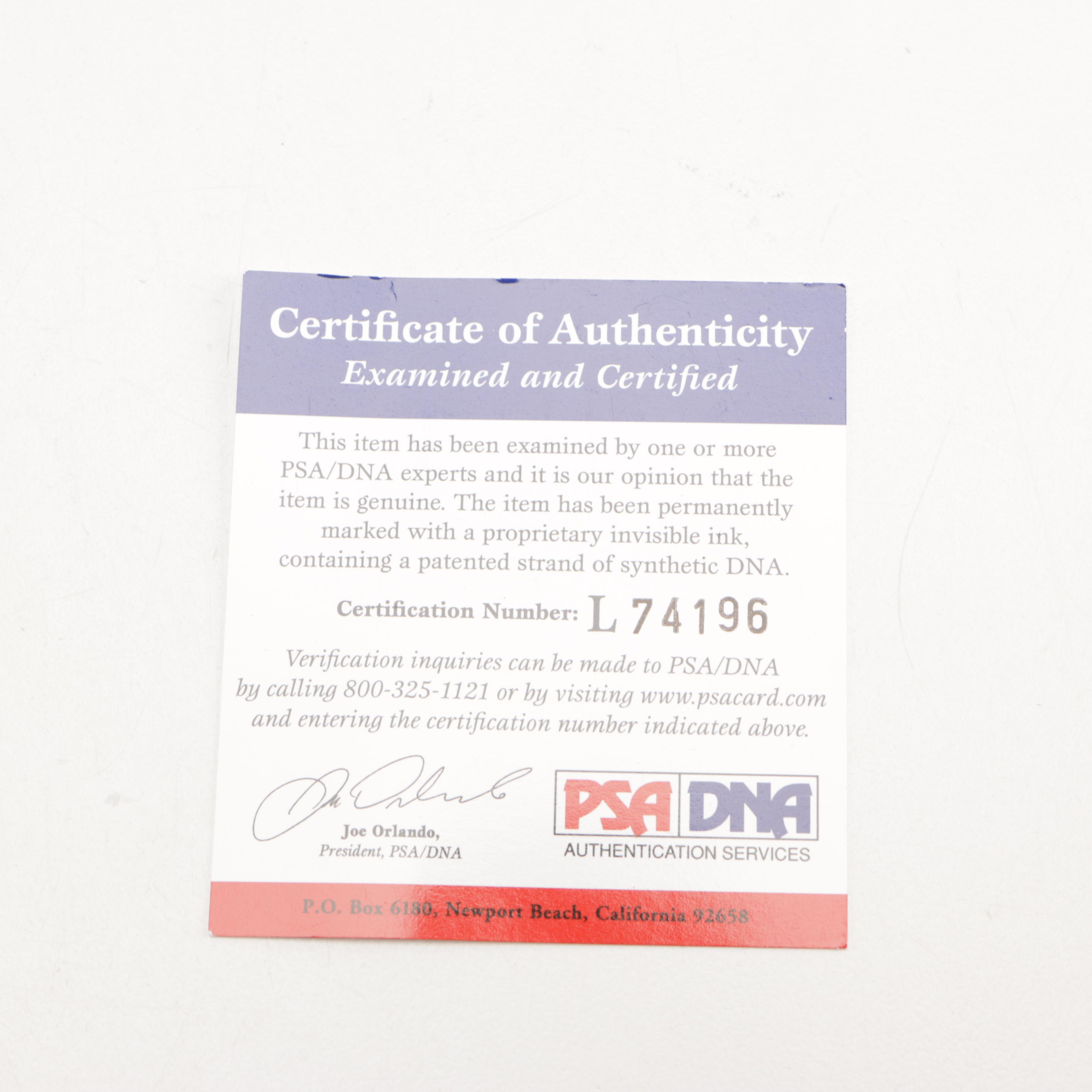 John Brodie Signed Stanford Cardinals Mini Helmet