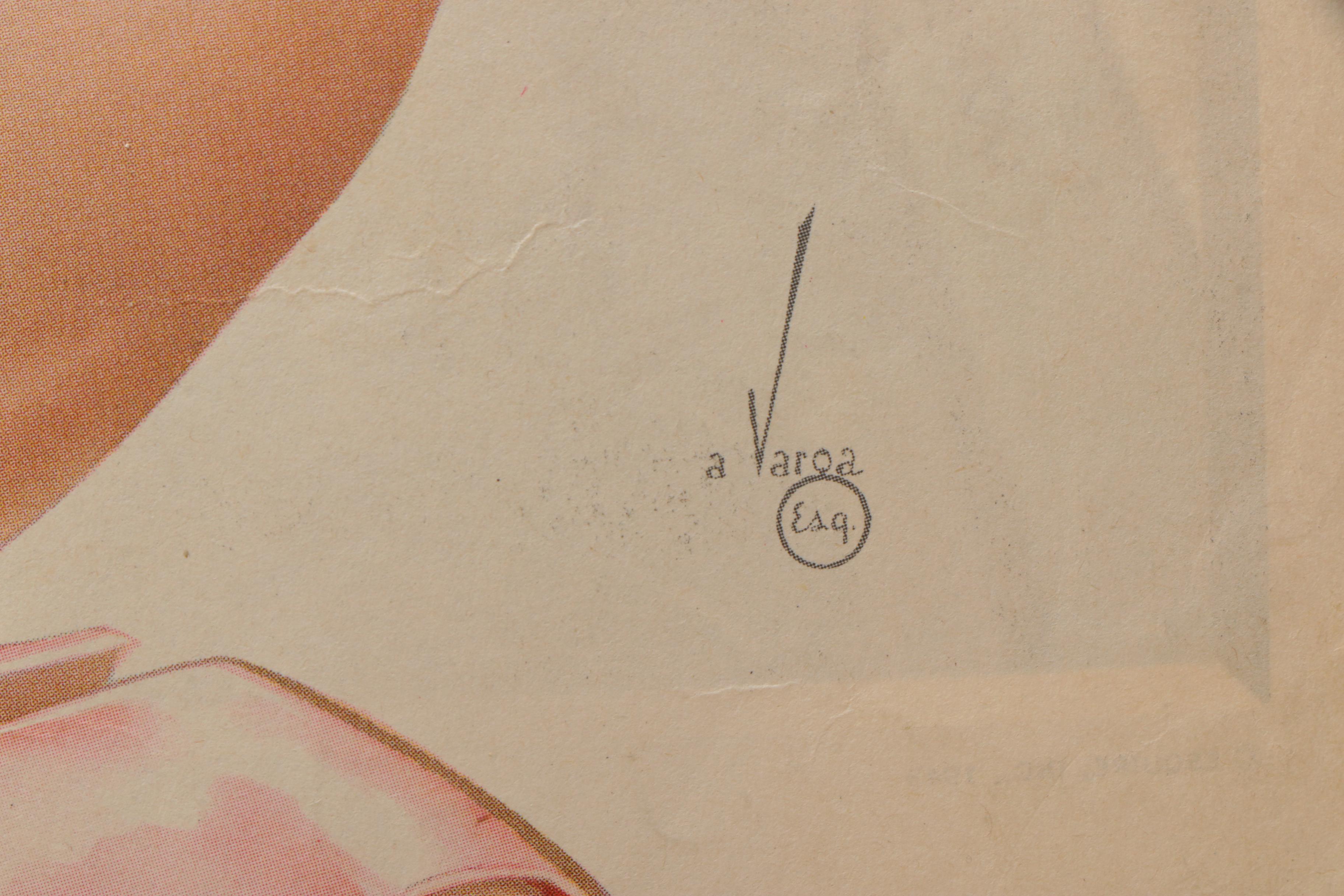 1940s Pin-Up "Esquire Girl" Calendars and "Varga Girl" Magazine Clippings