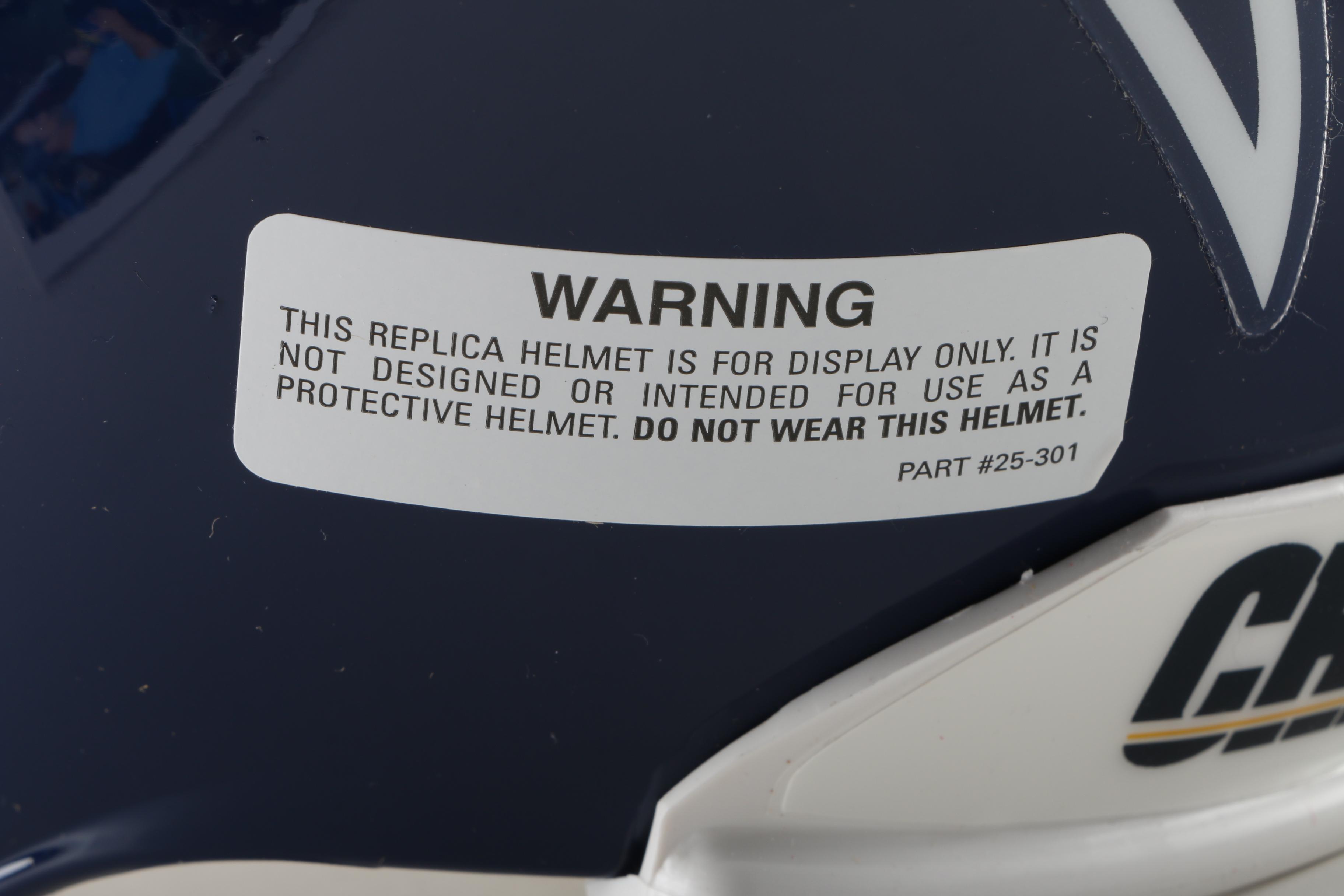 Dan Fouts Signed San Diego Chargers Helmet