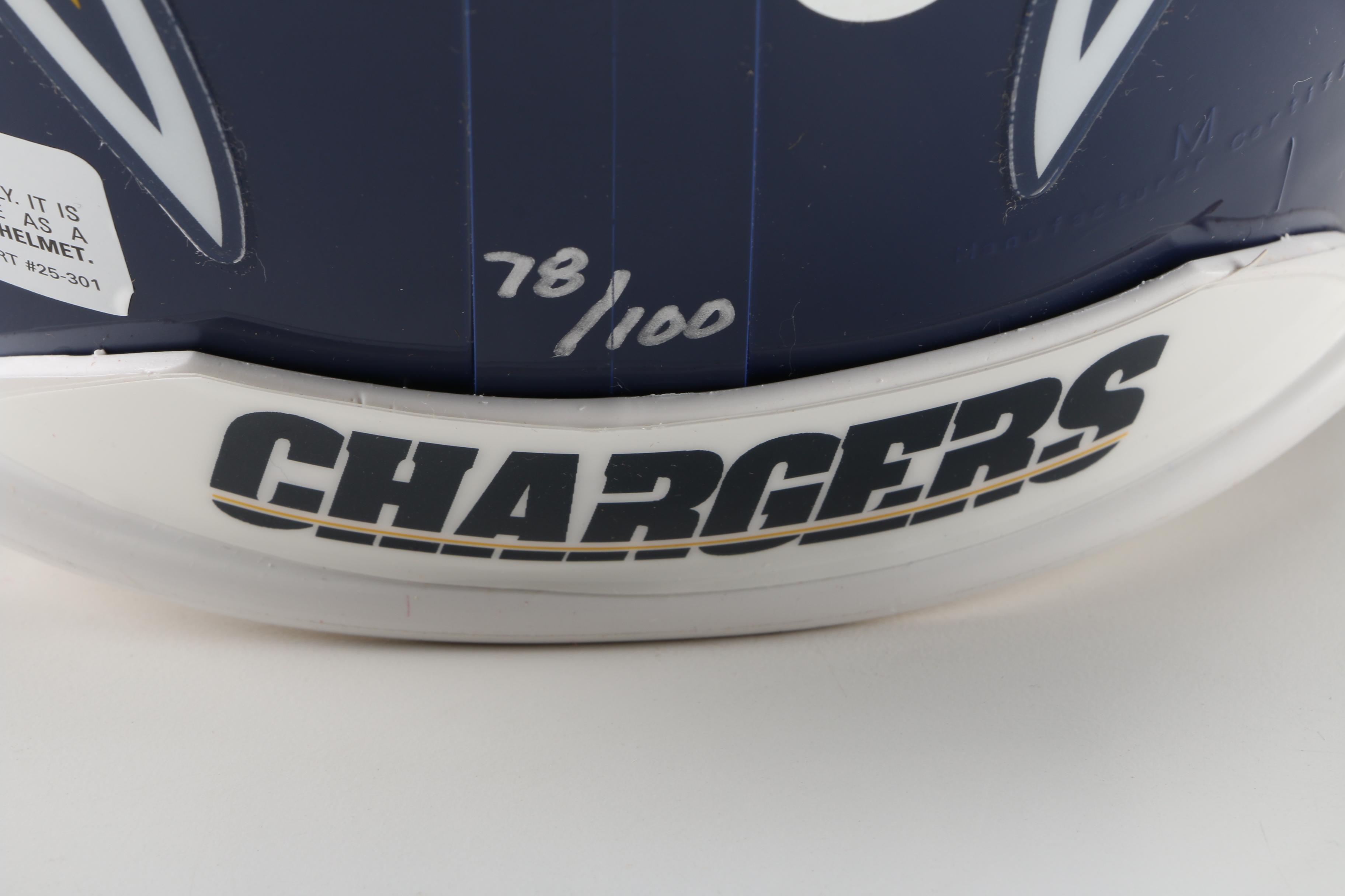 Dan Fouts Signed San Diego Chargers Helmet