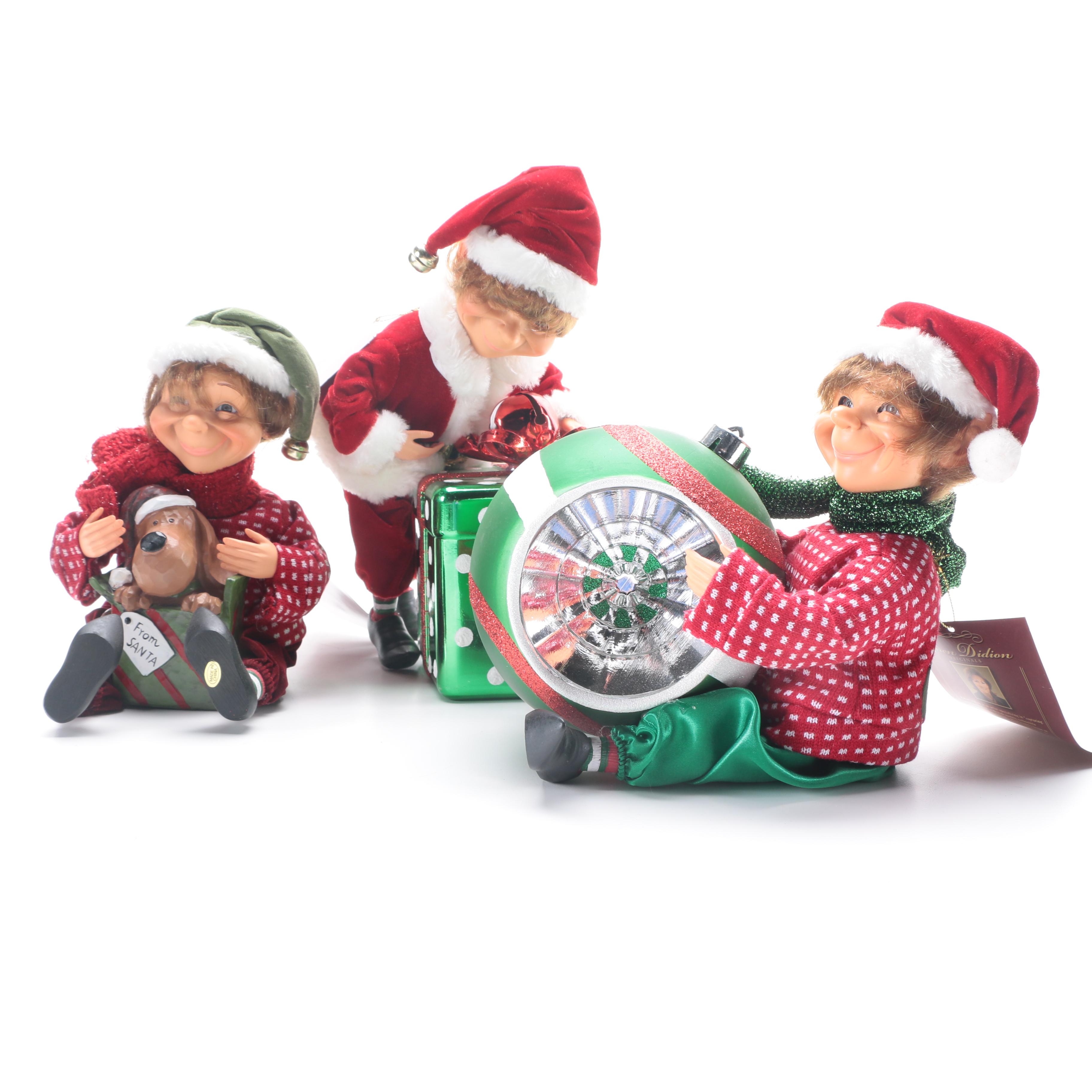 Karen Didion Originals Elf Figurines