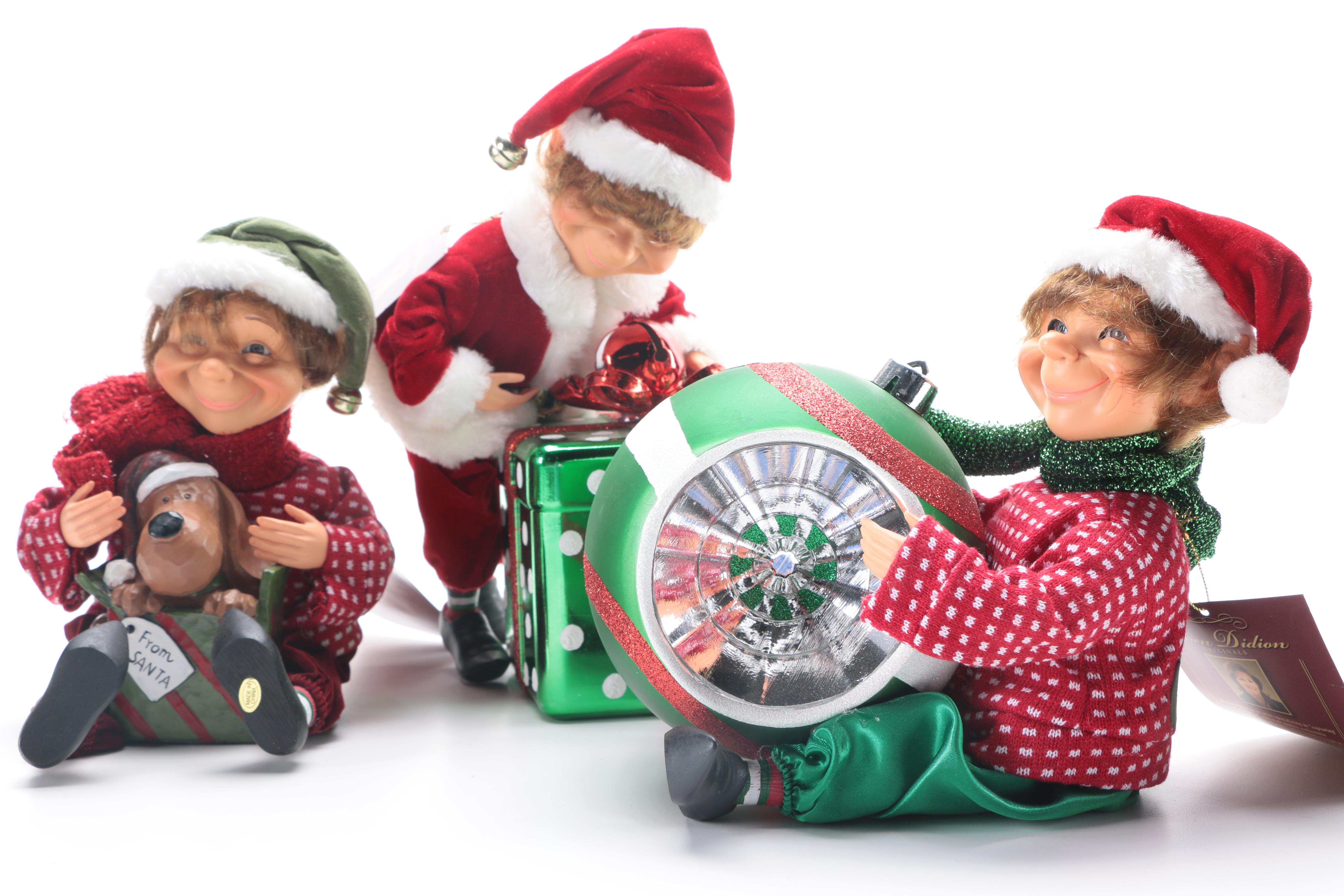 Karen Didion Originals Elf Figurines