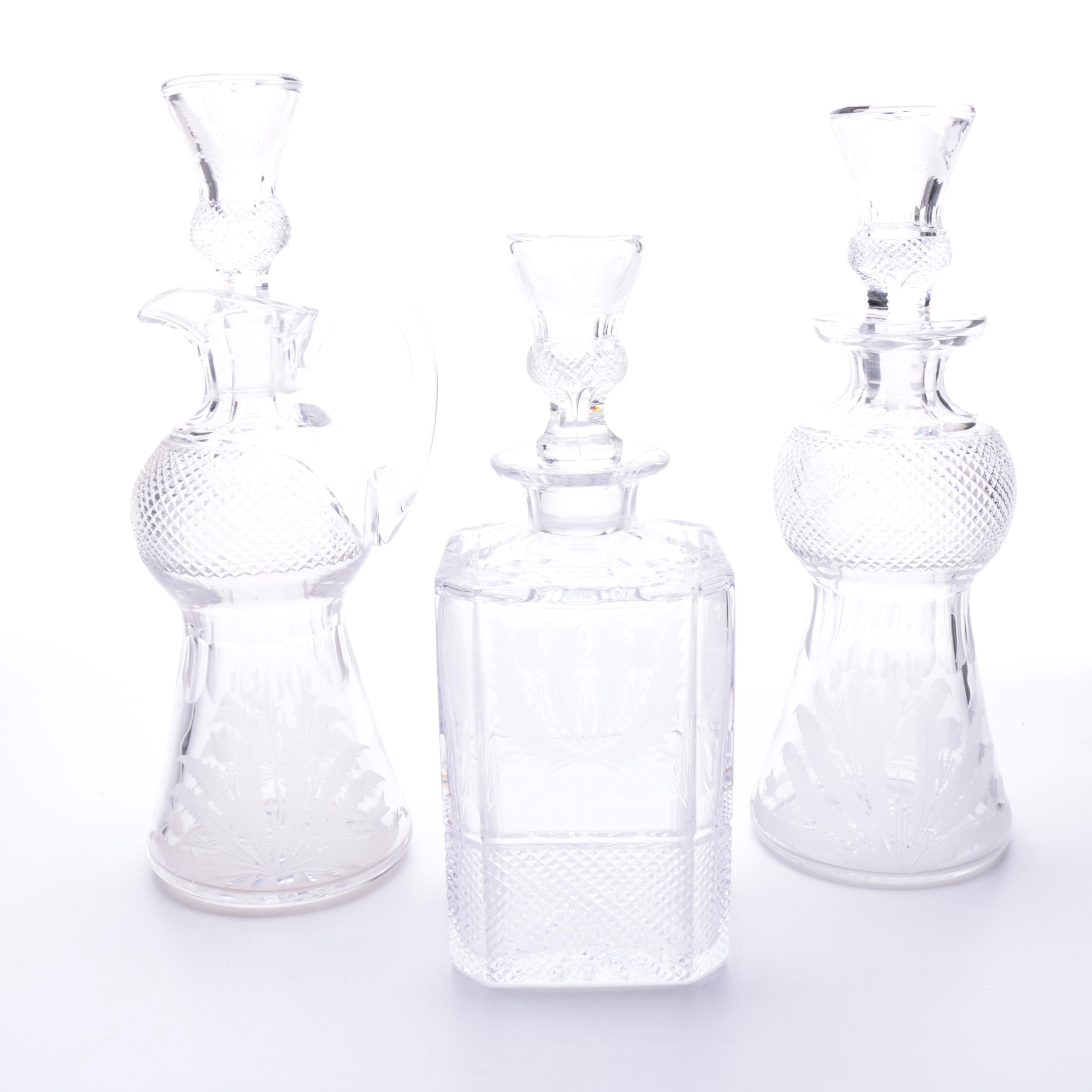 Edinburg Crystal Decanter Set
