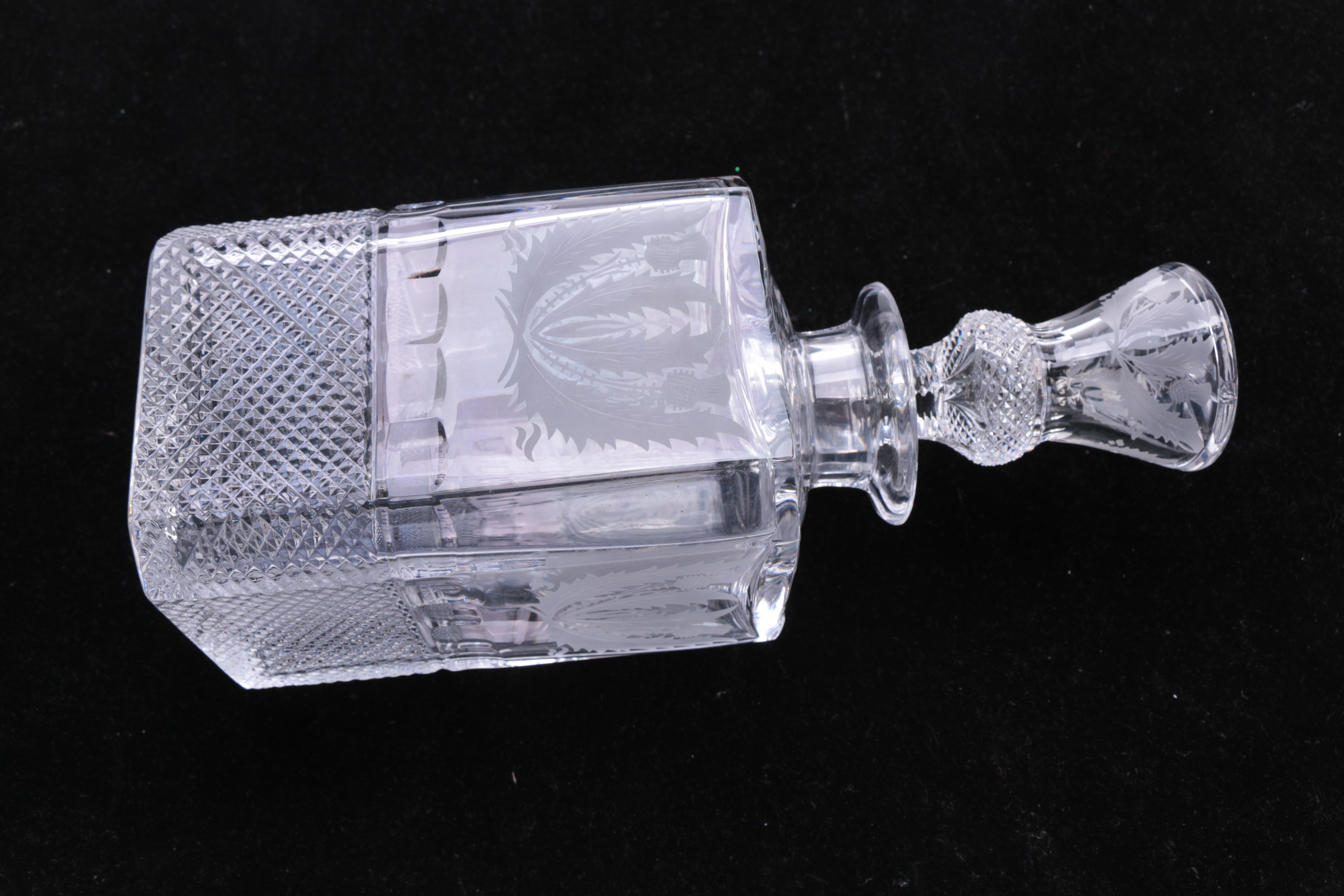 Edinburg Crystal Decanter Set