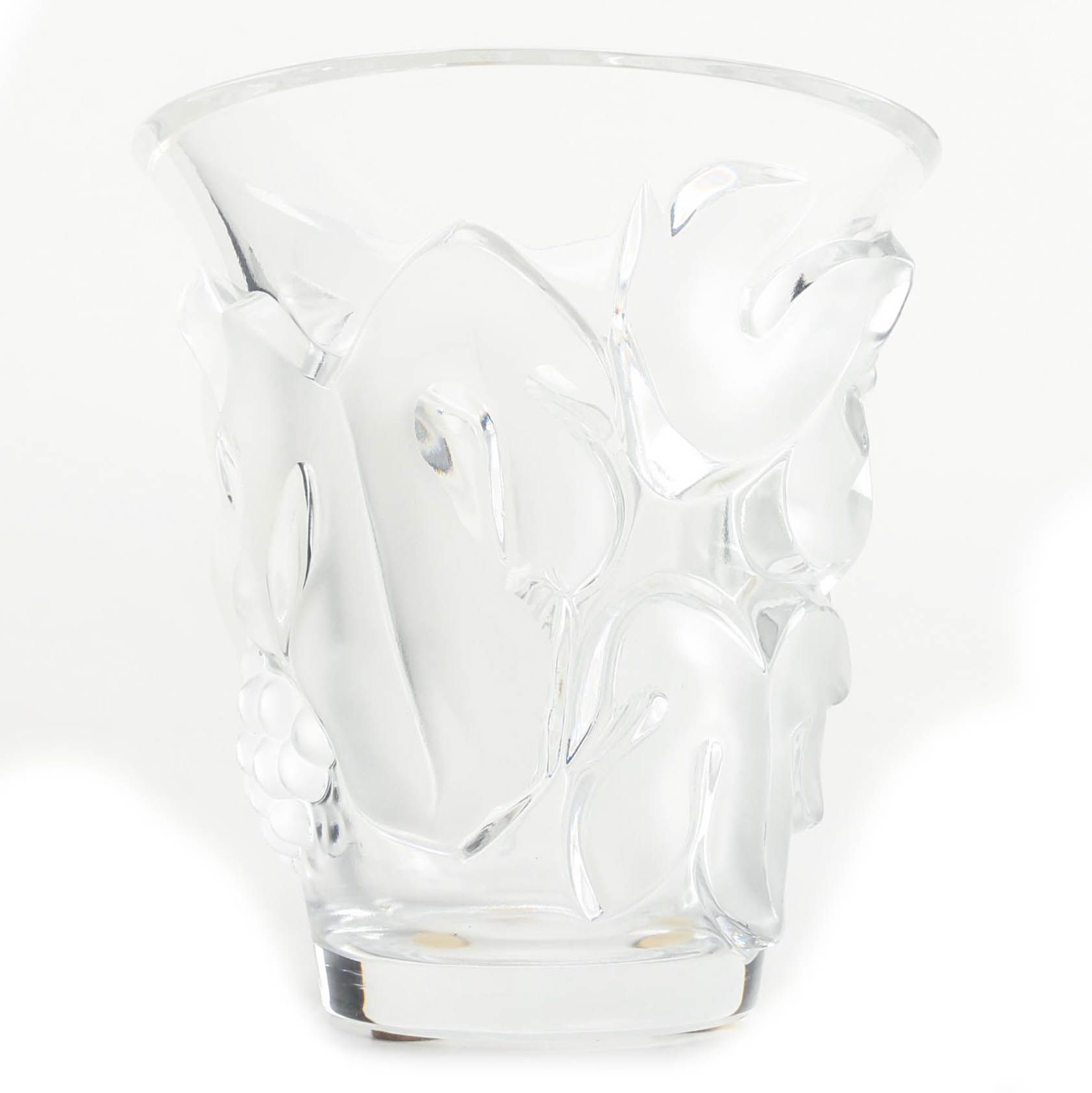 Lalique Crystal Vase