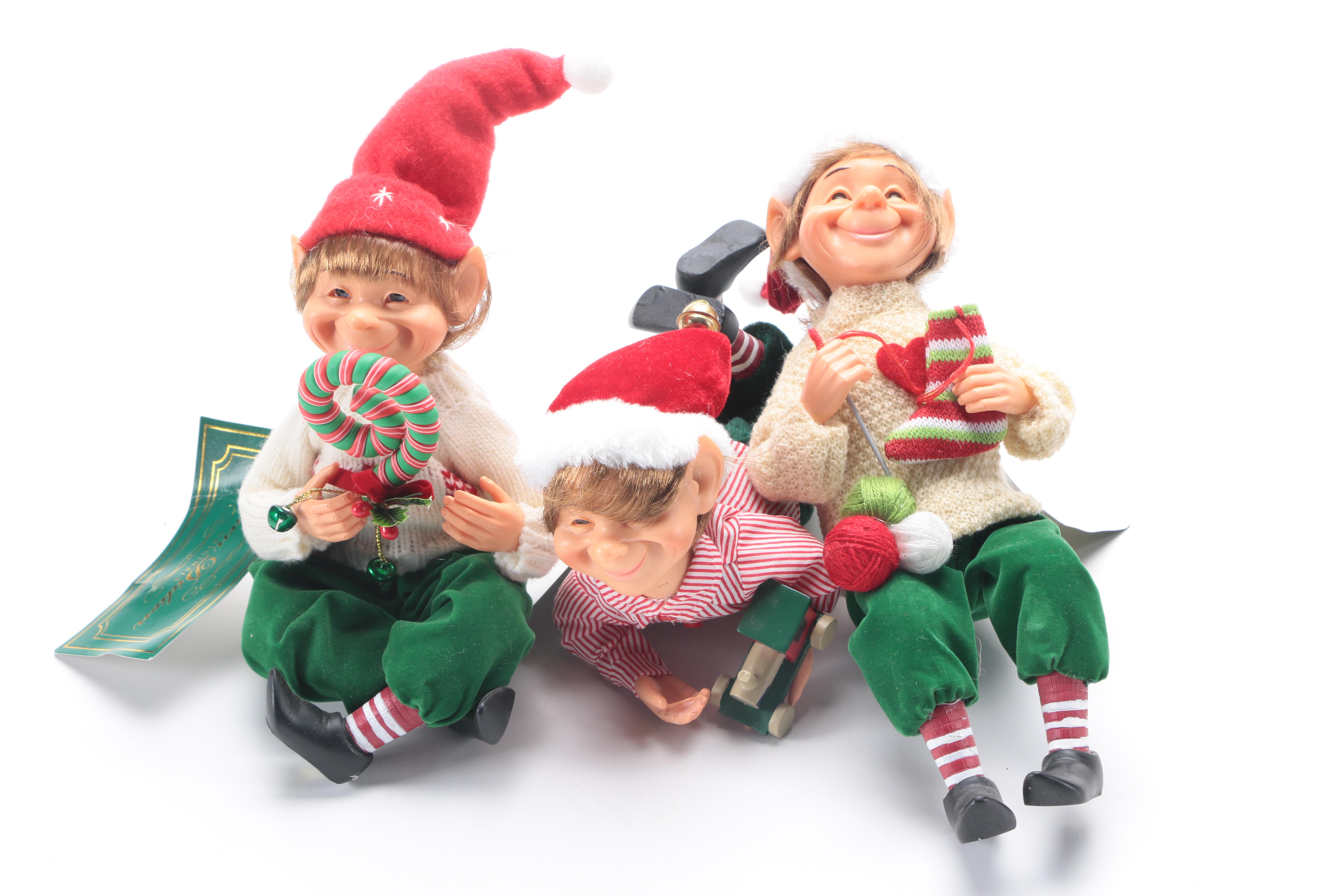 Karen Didion Originals Elf Figurines