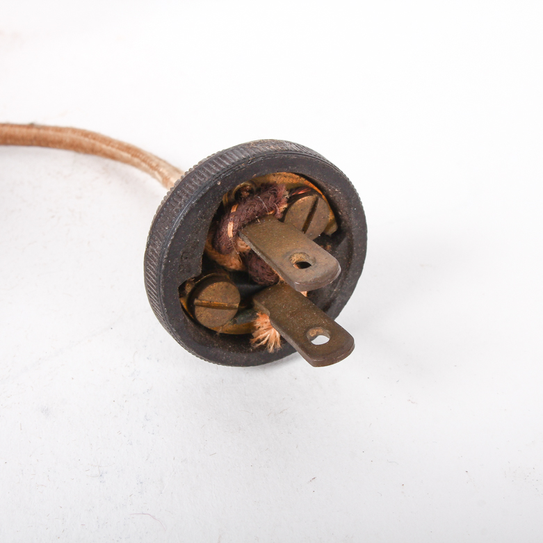 Vintage Pink Frosted Glass Table Lamp
