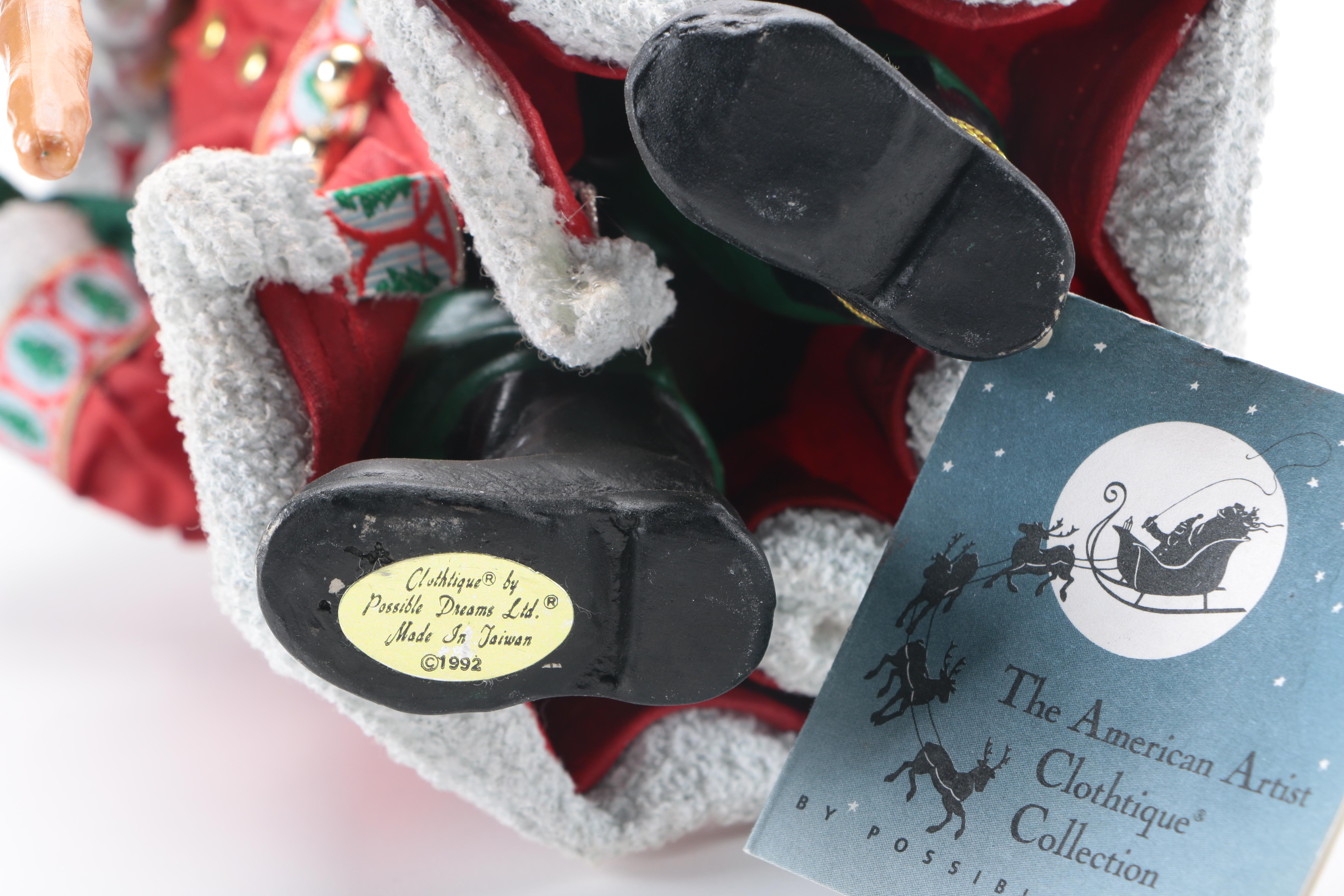 The American Artist Clothique Collection Santa Claus Figurines