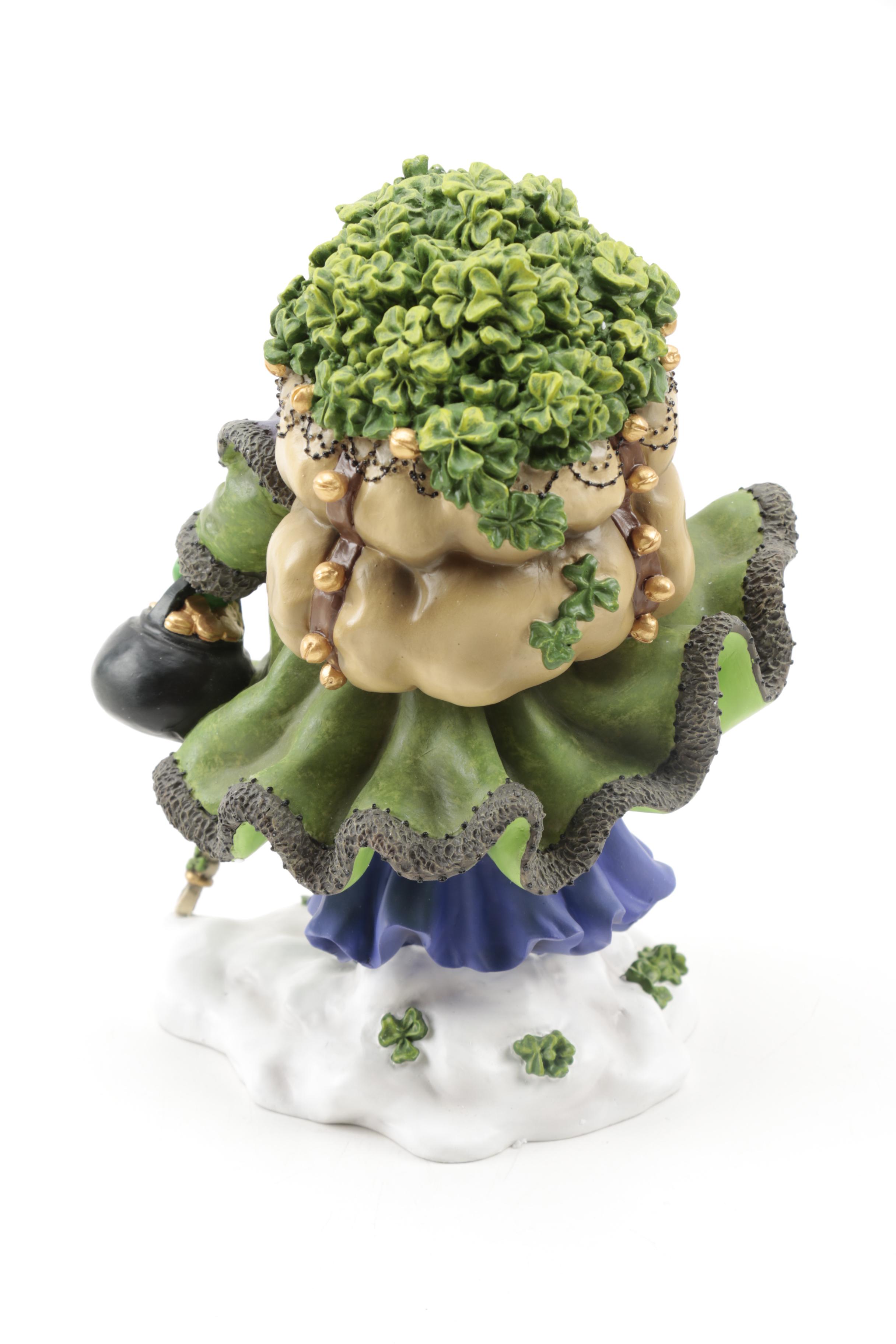 Limited Edition Peggy Abrams "Making Seasons Bright" Santa Clause Figurines