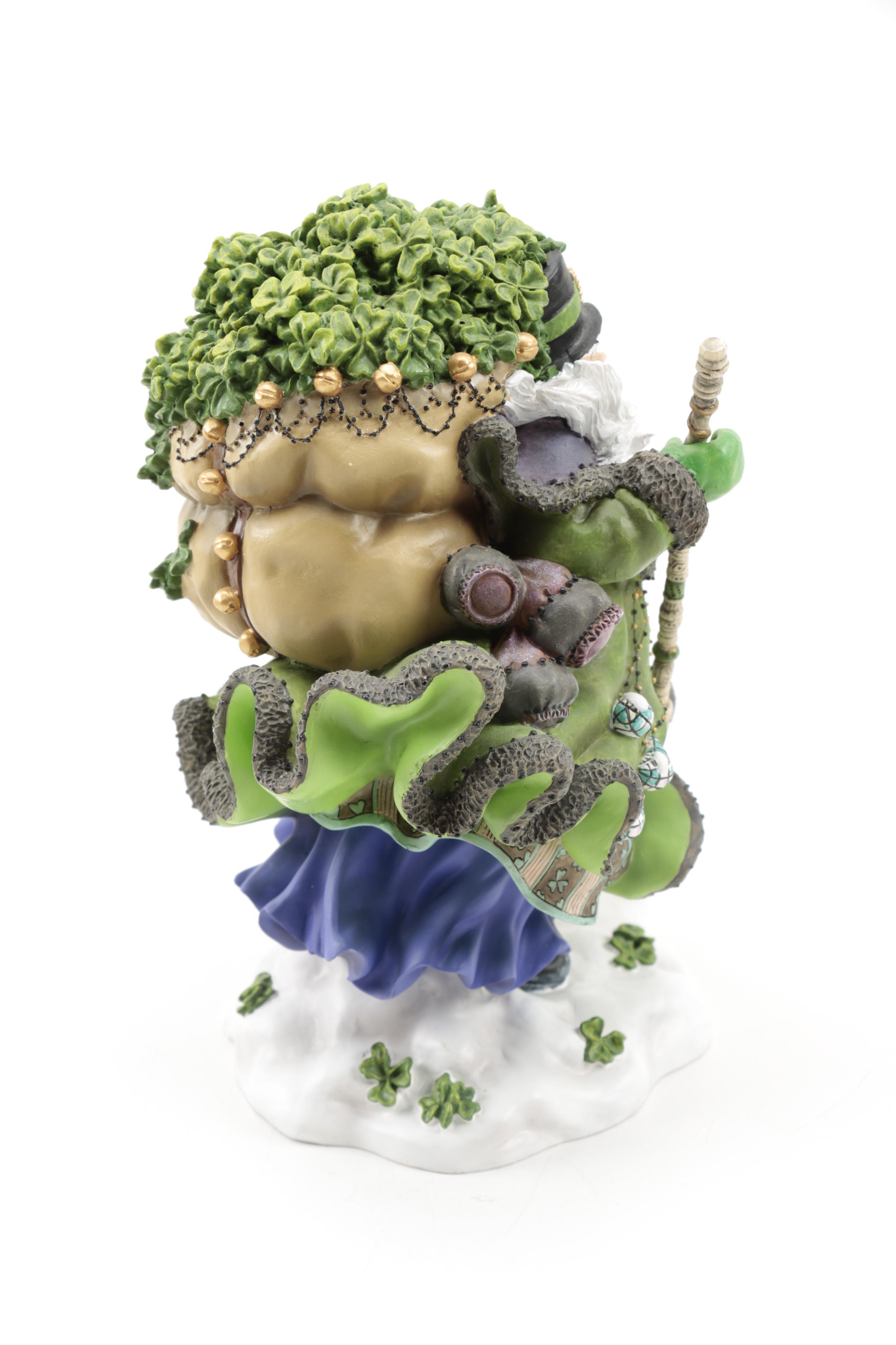 Limited Edition Peggy Abrams "Making Seasons Bright" Santa Clause Figurines