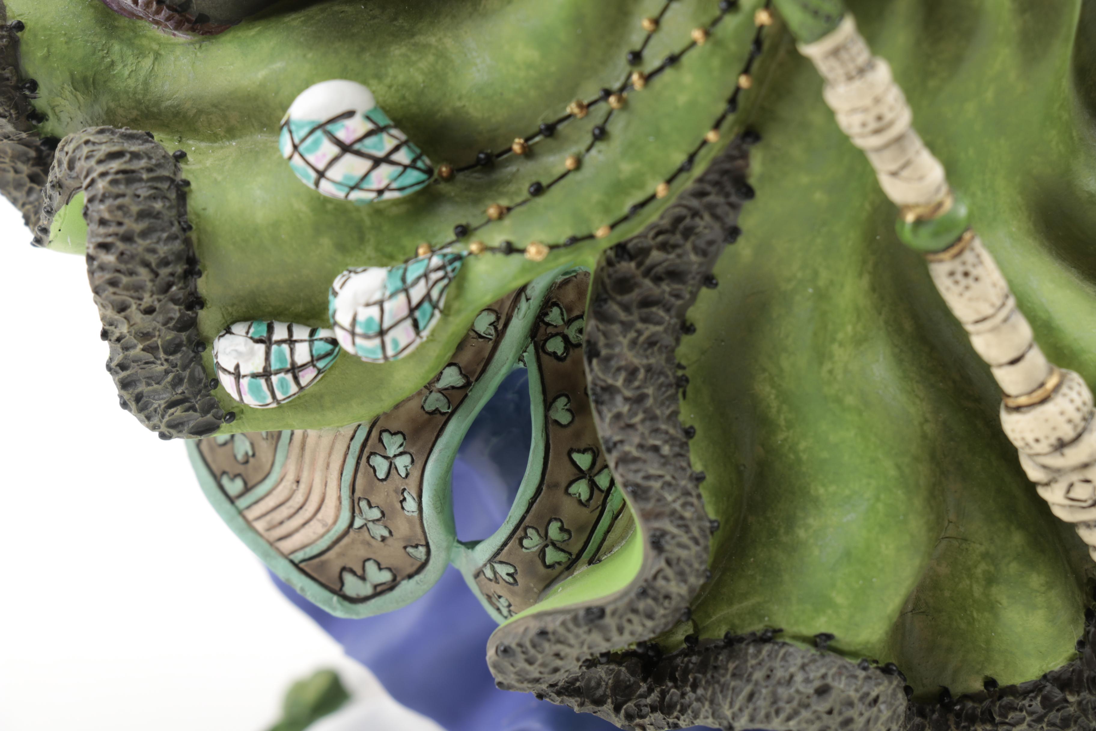 Limited Edition Peggy Abrams "Making Seasons Bright" Santa Clause Figurines