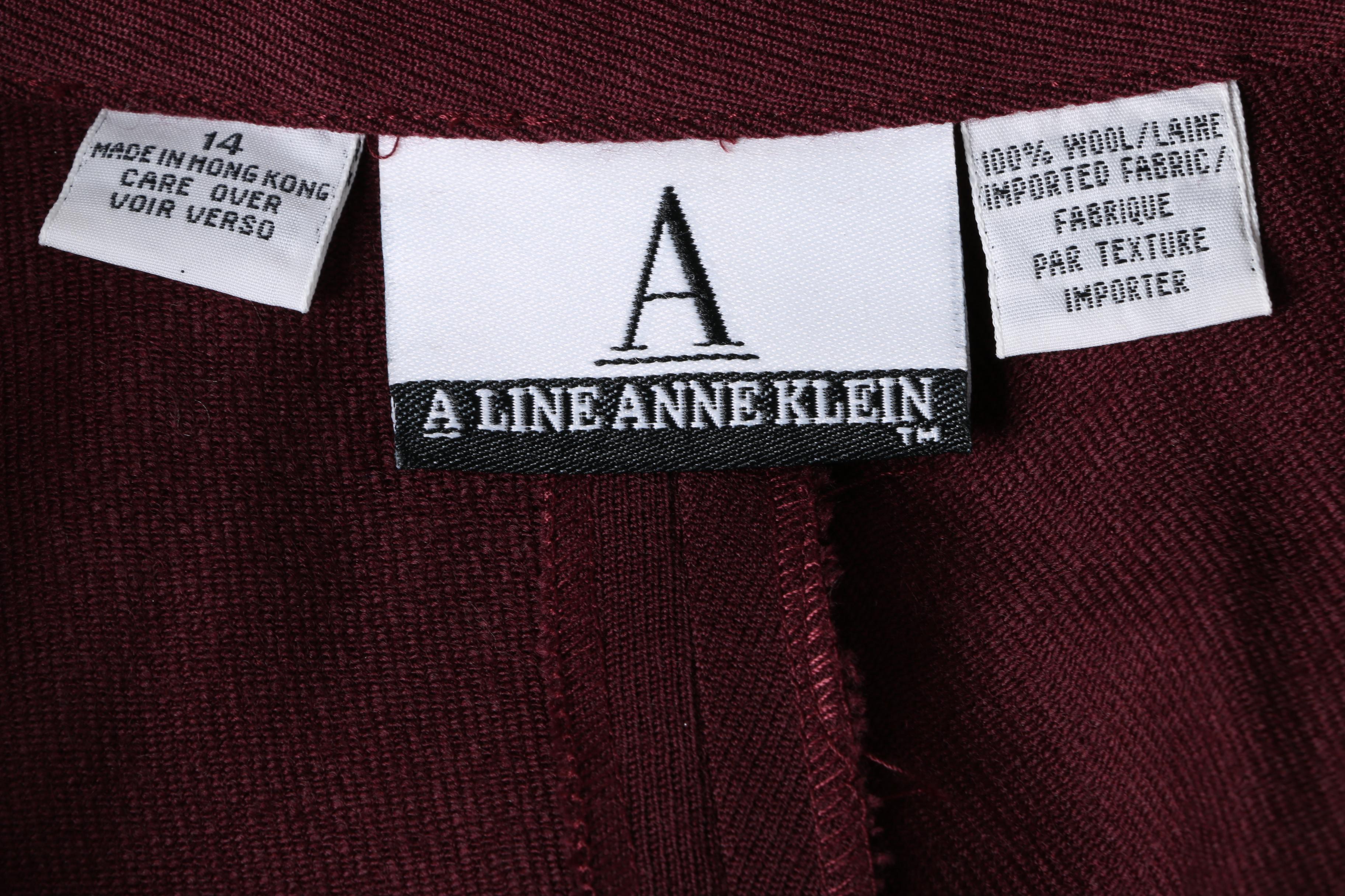A-Line Anne Klein and George Henderson Wool Skirts